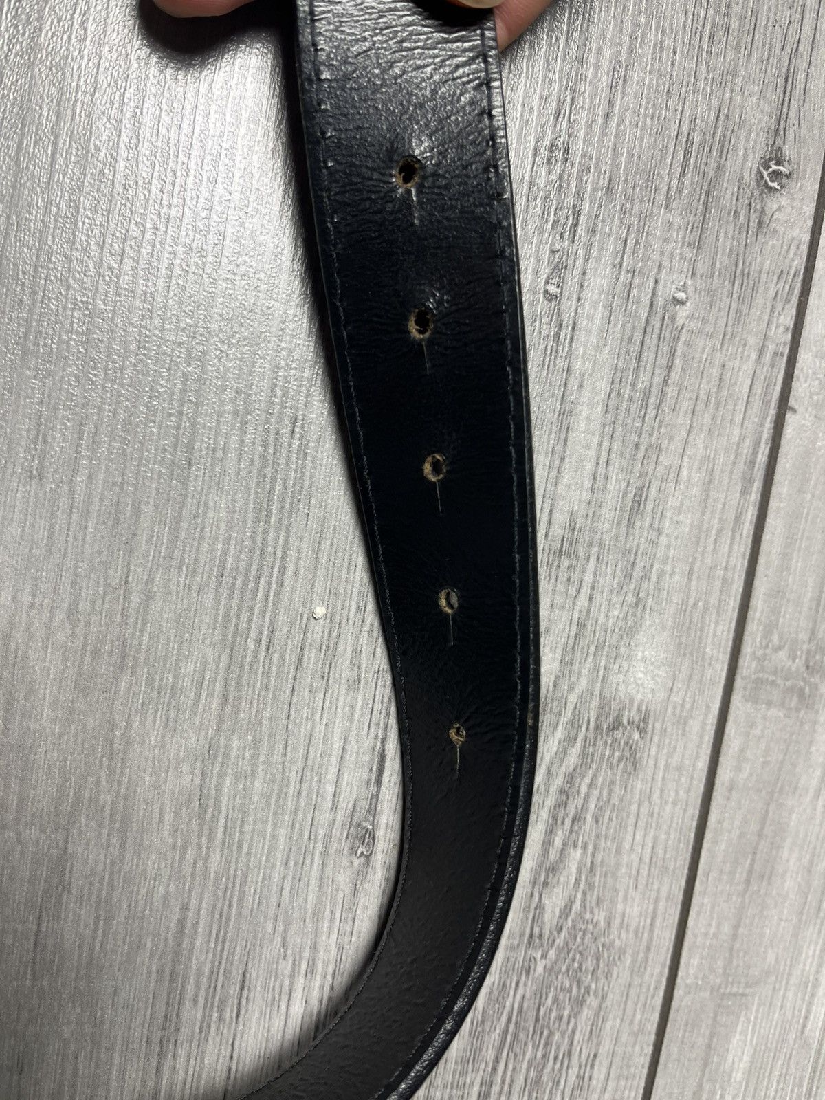 Japanese Brand Avant garde genuine leather belt size S/M Size ONE SIZE - 5 Thumbnail