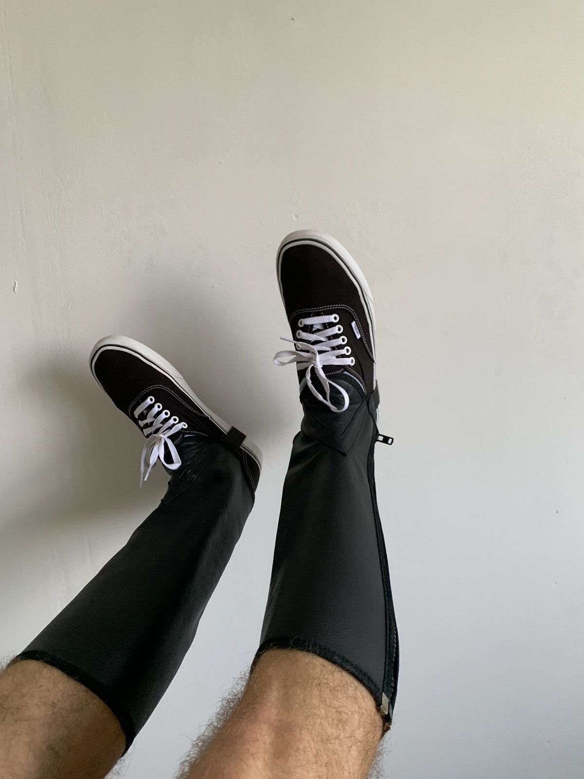 Japanese Brand × Vintage Leather Gaiters Y2K Style AvantGarde Moto Size ONE SIZE - 1 Thumbnail