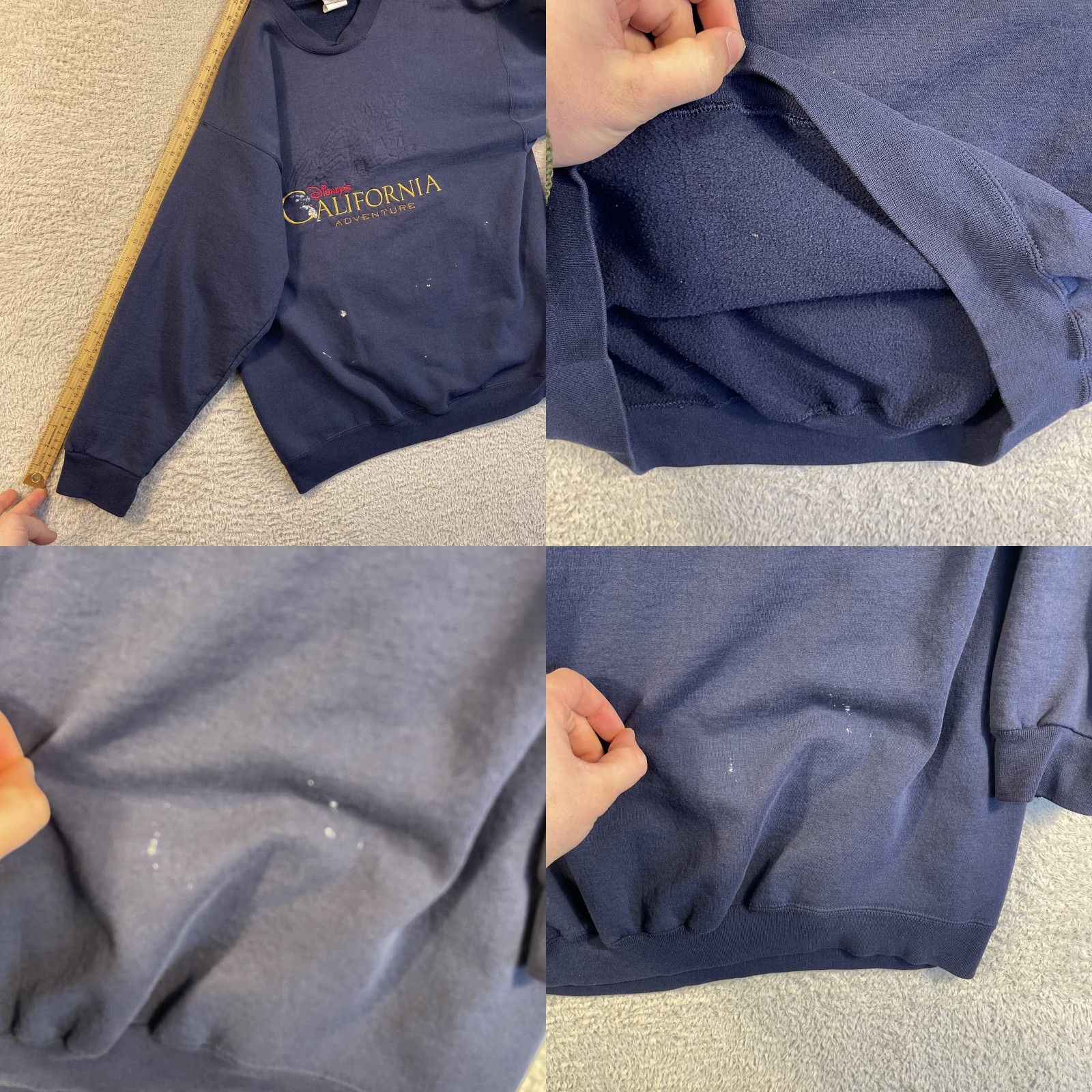 Disney VINTAGE Disney California Adventure Crewneck Sweatshirt Adult Large Blue USA Y2K Size US L / EU 52-54 / 3 - 8 Thumbnail