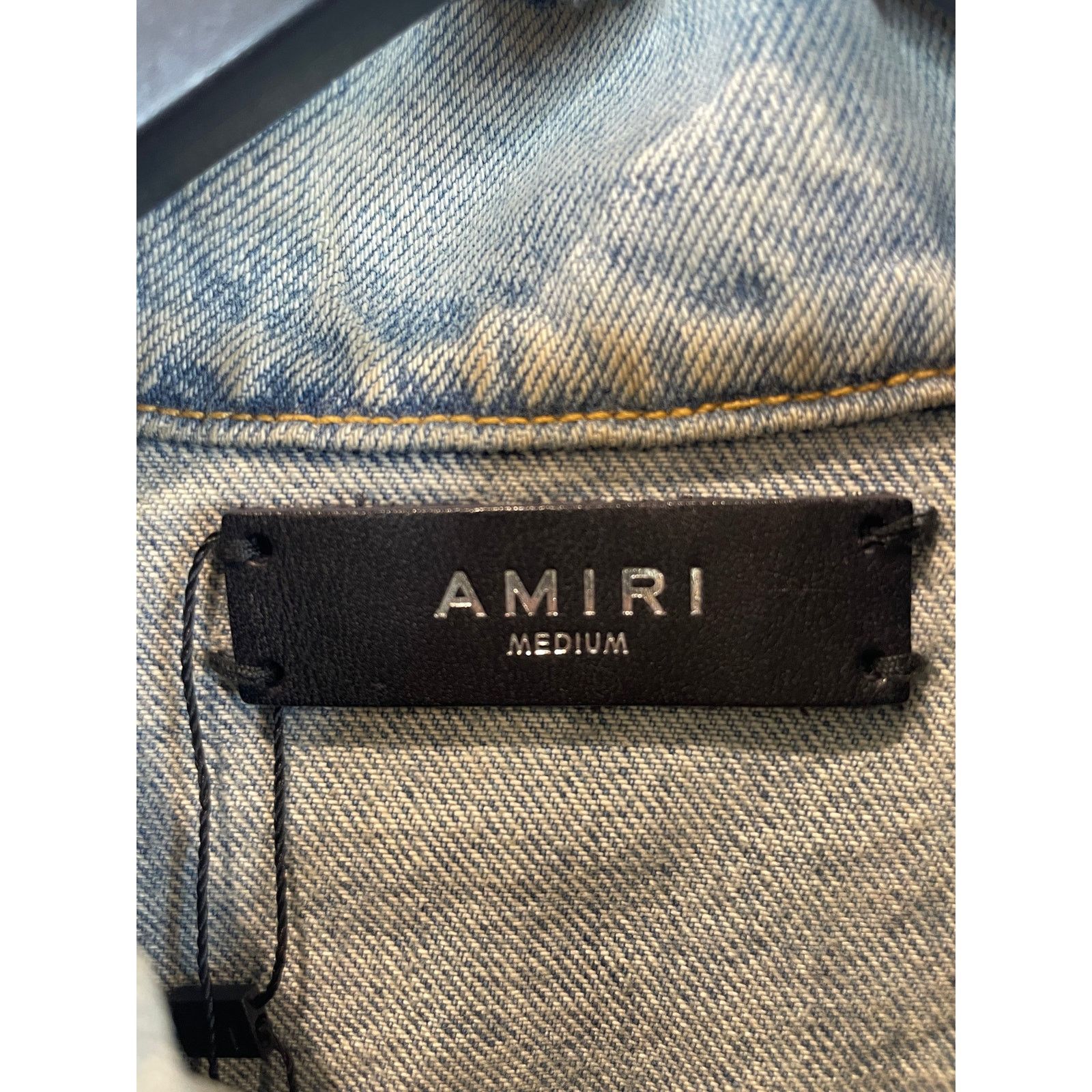 Amiri Amiri Distressed Jean Jacket Vintage Wash Used Medium Size US M / EU 48-50 / 2 - 3 Thumbnail