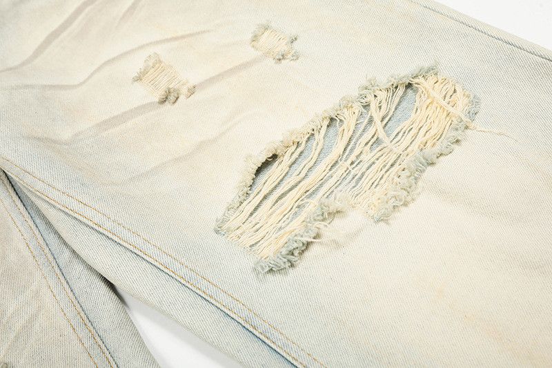 Vintage American retro washed distressed wide-leg jeans Size US 32 / EU 48 - 5 Thumbnail