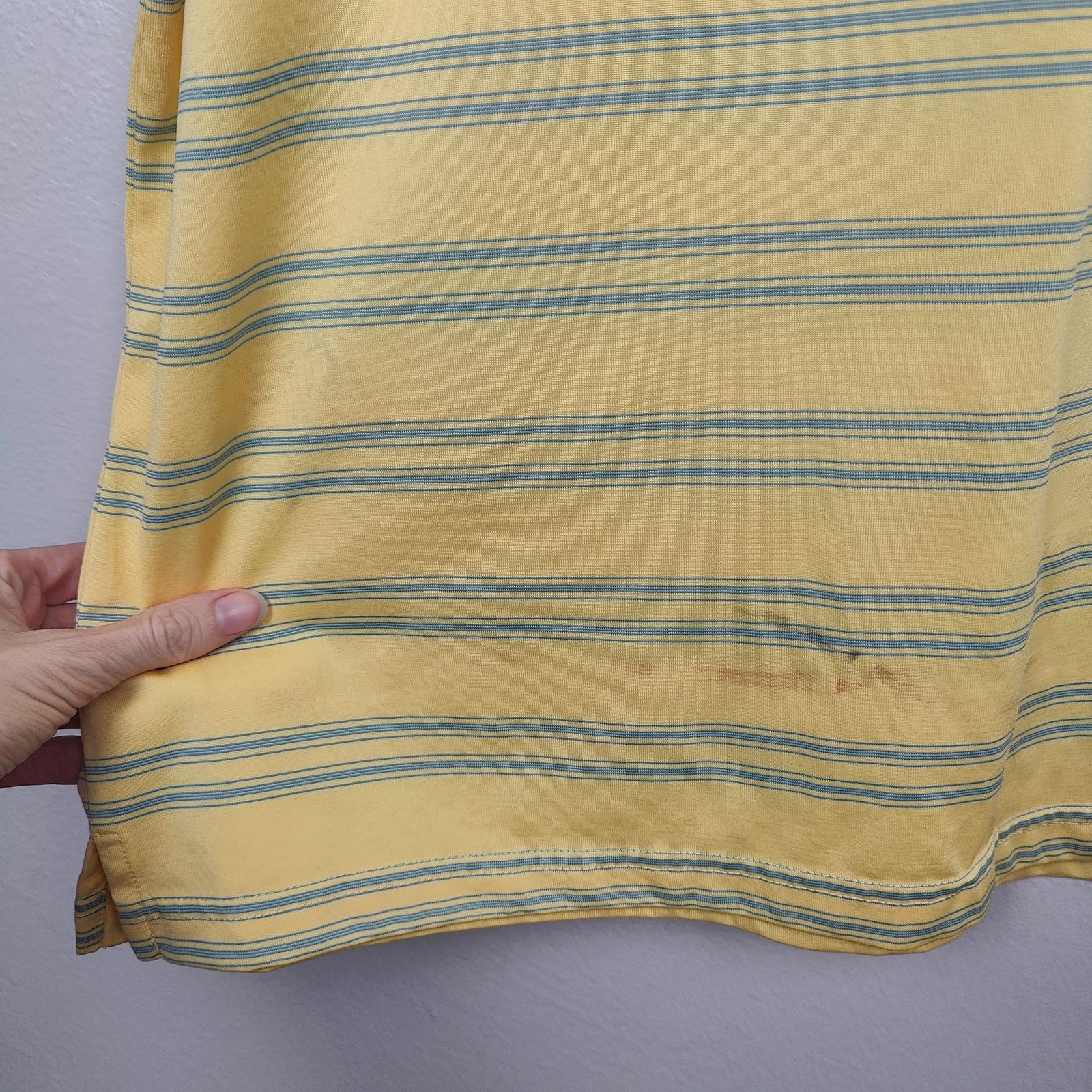 Other Vintage Masters Performance Polo Shirt Mens XL Yellow Green Size US XL / EU 56 / 4 - 3 Thumbnail