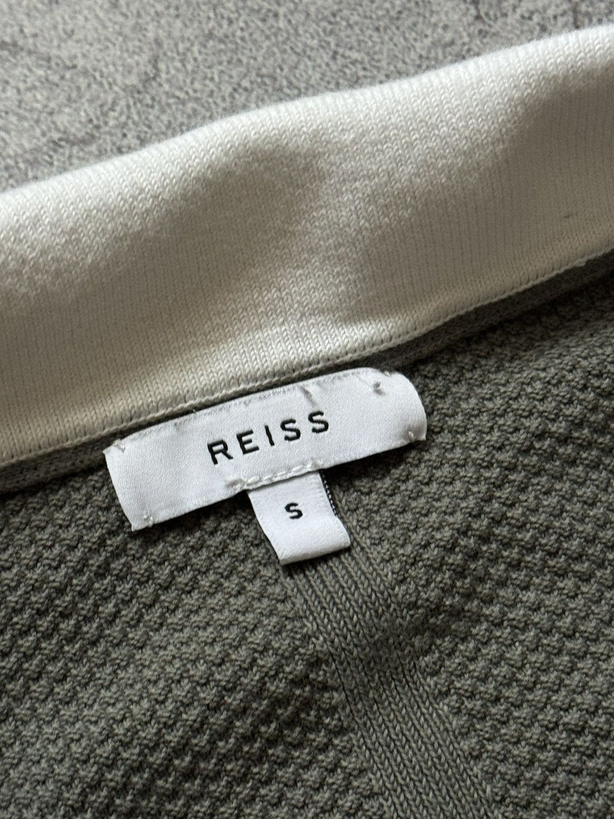 Designer × Reiss Reiss S 1/4 zip polo tee T-shirt 👕 casual Size US S / EU 44-46 / 1 - 6 Thumbnail