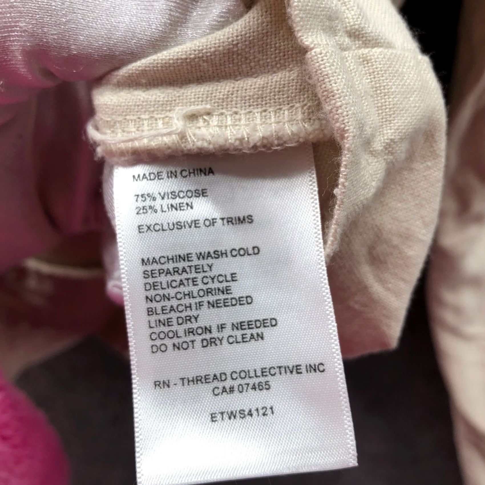 Ellen Tracy Ellen Tracy Jacket Linen Blend Utility Womens XL Beige Ivory Trucker Lightweight Button Front Short Coat Casual Travel Size XL / US 12-14 / IT 48-50 - 4 Thumbnail