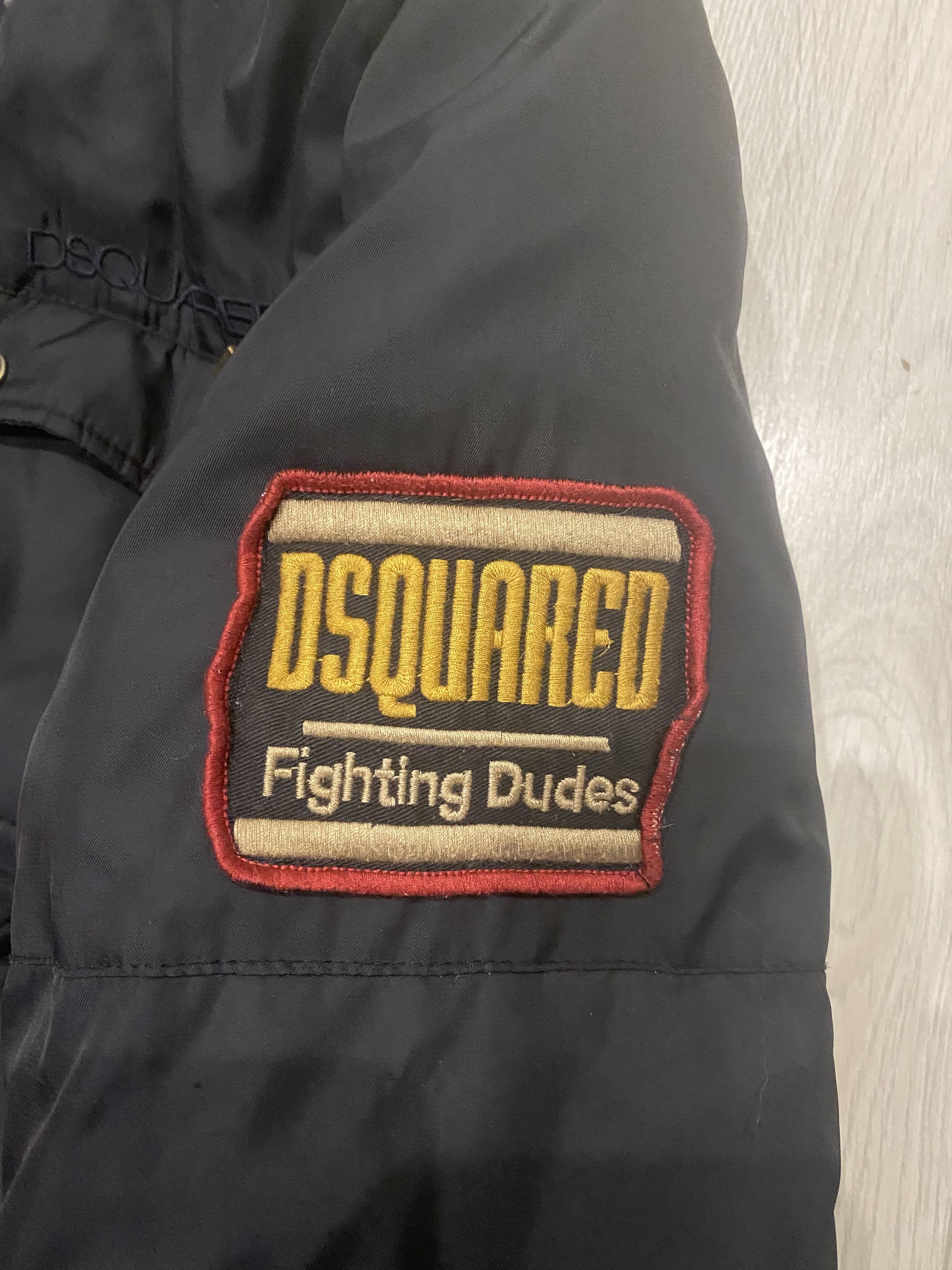 Dsquared2 Dsquared Fighting Dudes Short Hooded Padded Down Jacket Size US L / EU 52-54 / 3 - 5 Thumbnail