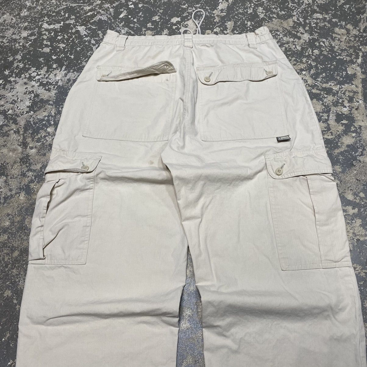 JNCO × Levi's × Vintage Vintage Levi’s SilverTab Cargo Tan Baggy Parachute Pants 90s Size US 35 - 14 Thumbnail