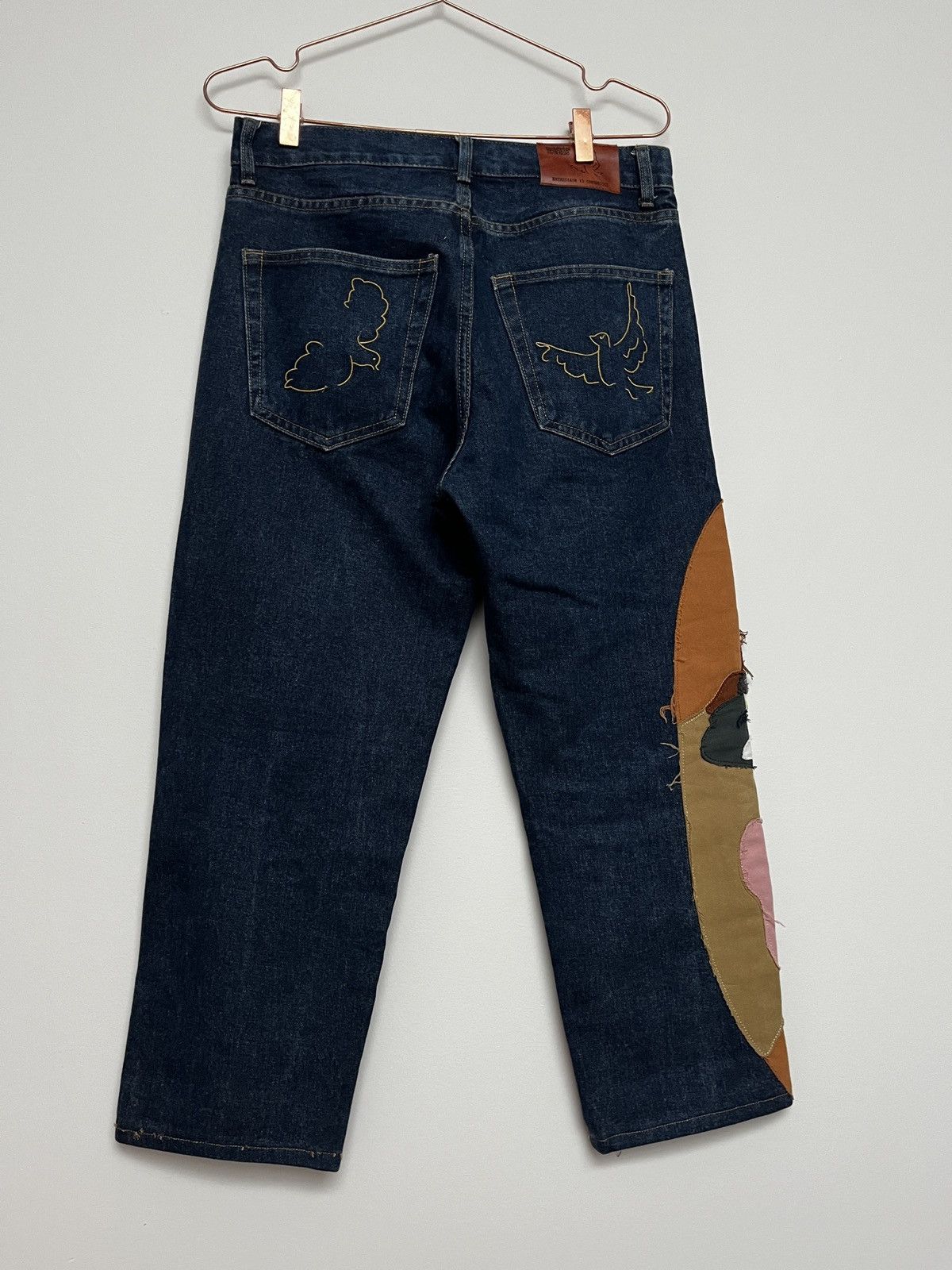 KidSuper Kid Super FW21 Stitched Face Jeans (unisex) Size US 30 / EU 46 - 10 Thumbnail