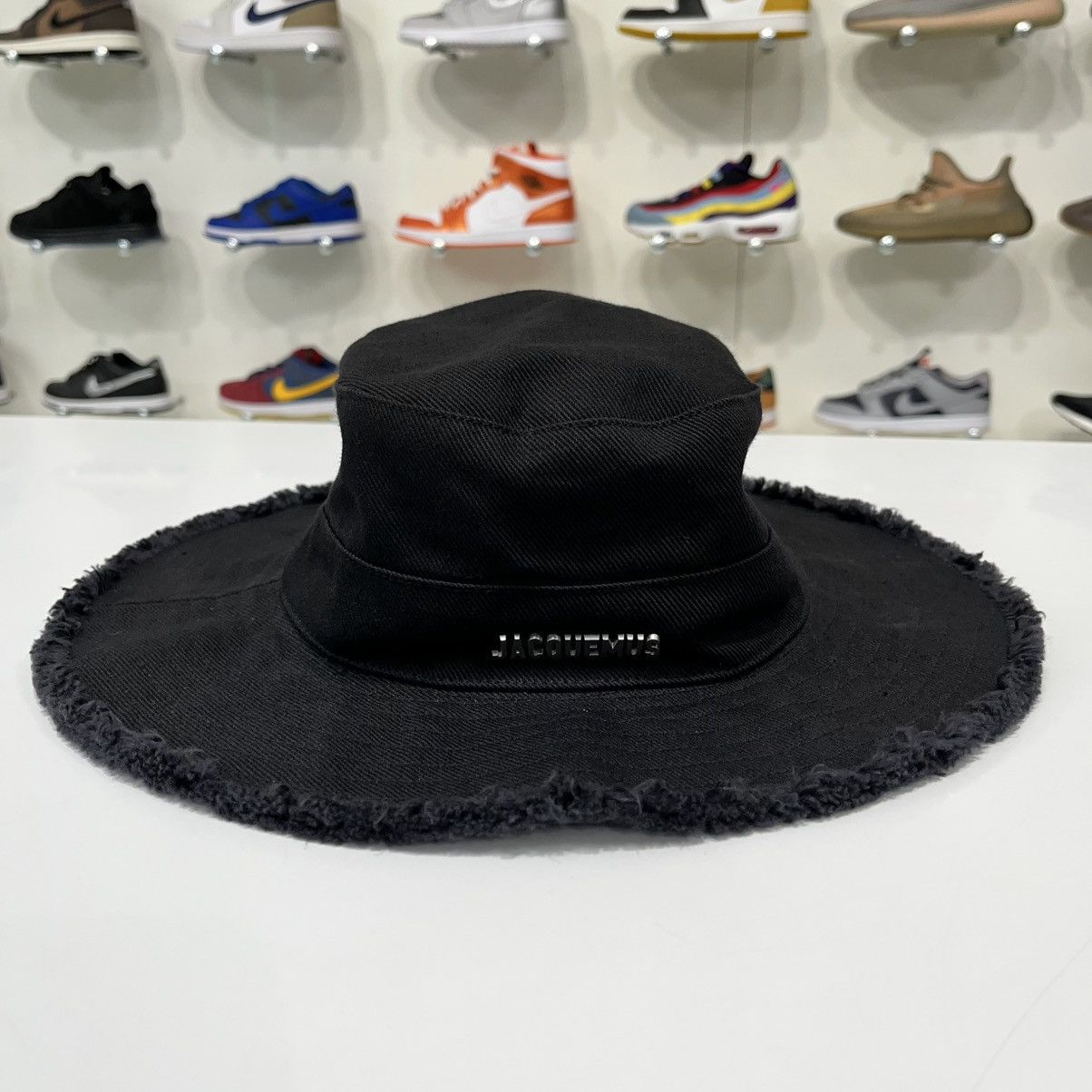 Jacquemus Jacquemus Denim Bucket Hat Black Size ONE SIZE - 1 Thumbnail