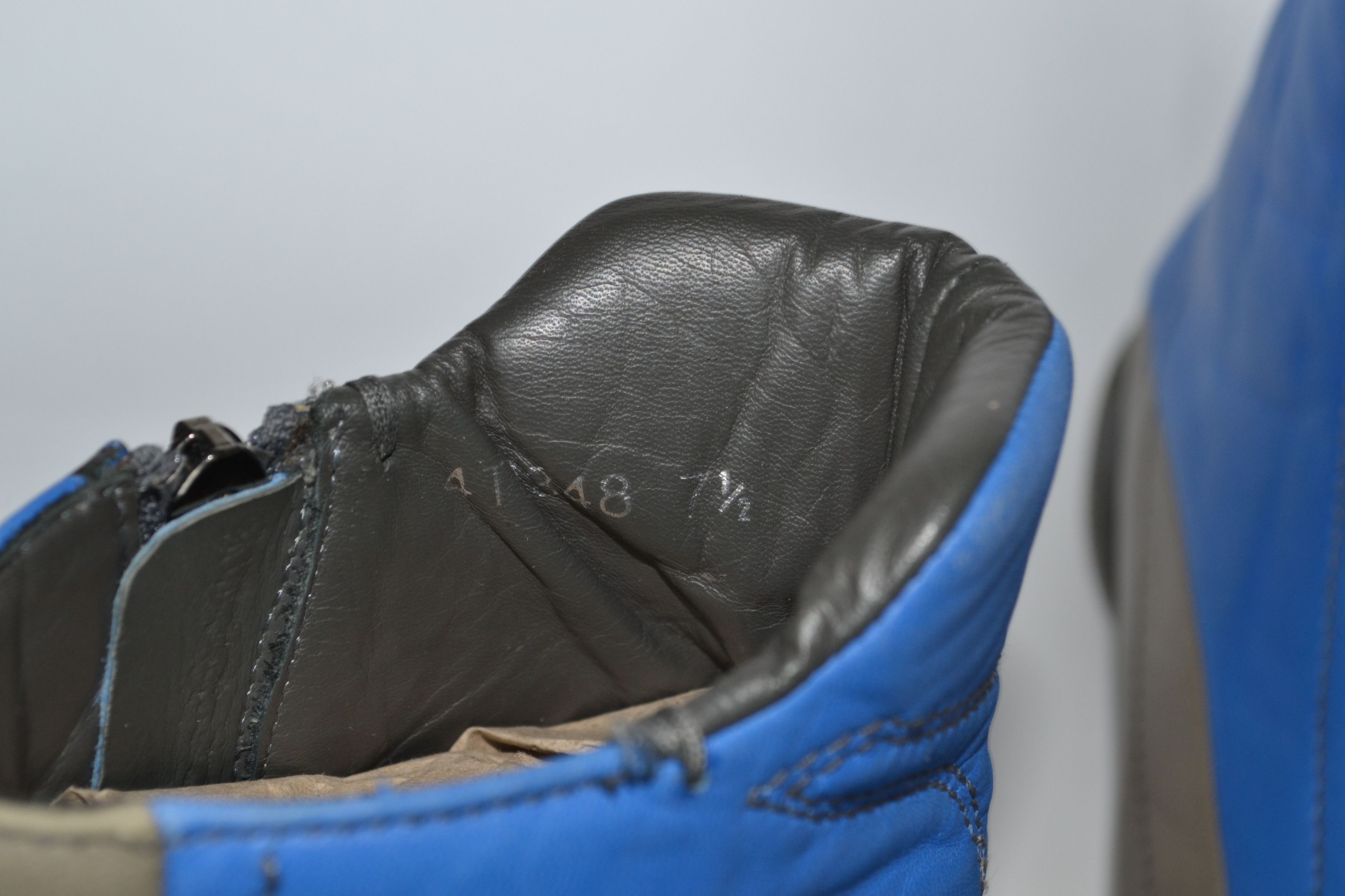 Prada PRADA Boots Vintage Leather Astro Blue Grey 1999 Shoes Size US 8 / EU 41 - 10 Thumbnail