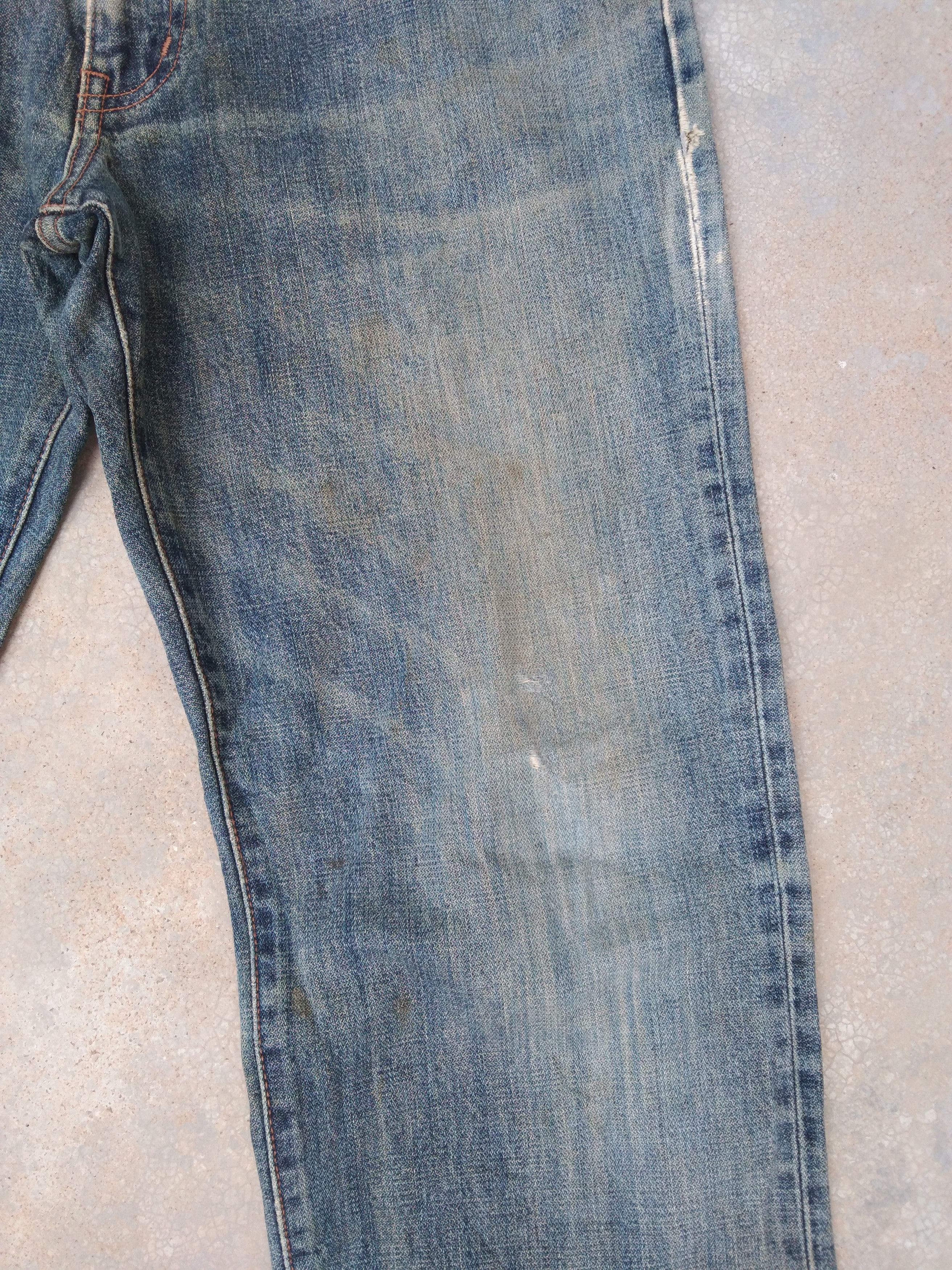 Wrangler Vintage Wrangler Straight Leg Distressed Jeans 33x30 Size US 33 - 6 Thumbnail