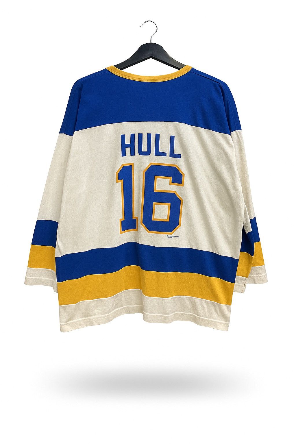 NHL × Nutmeg Vintage Nutmeg Mills St. Louis Blues Brett Hull Jersey Tee Size US XL / EU 56 / 4 - 2 Thumbnail