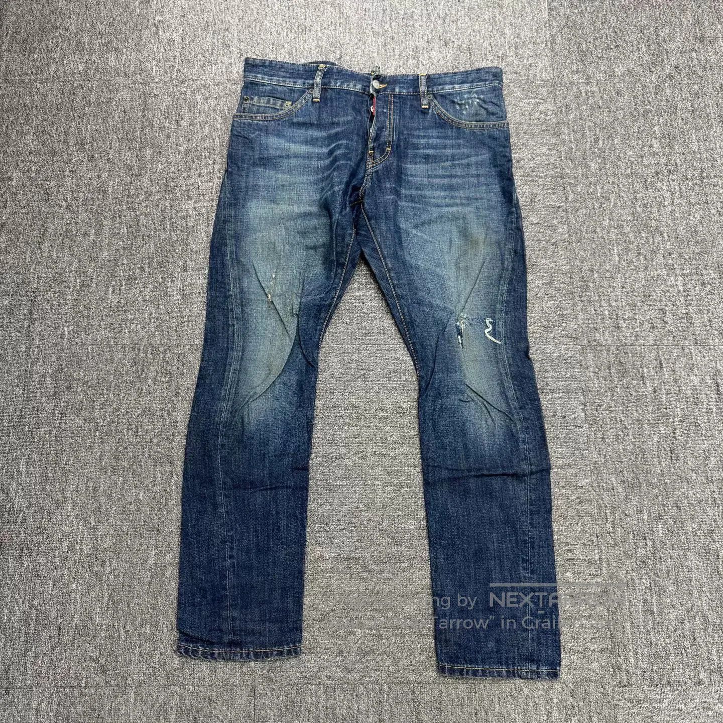 Dsquared2 DSQUARED2 Distressed Denim Jeans. Size US 34 / EU 50 - 1 Thumbnail