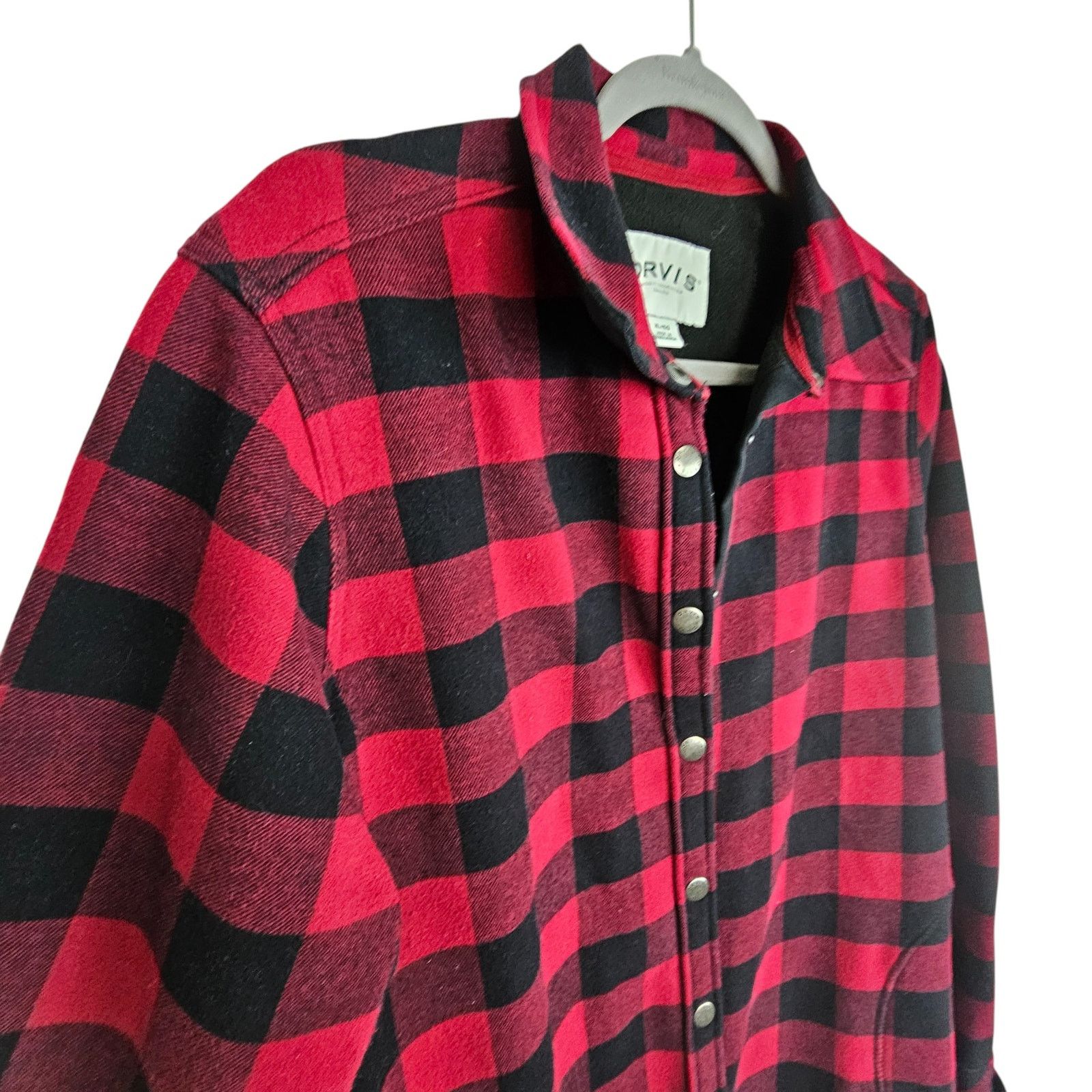 Orvis Orvis Womens BUffalo Plaid Flannel Shacket Size XL Gorpcore Size XL / US 12-14 / IT 48-50 - 6 Thumbnail