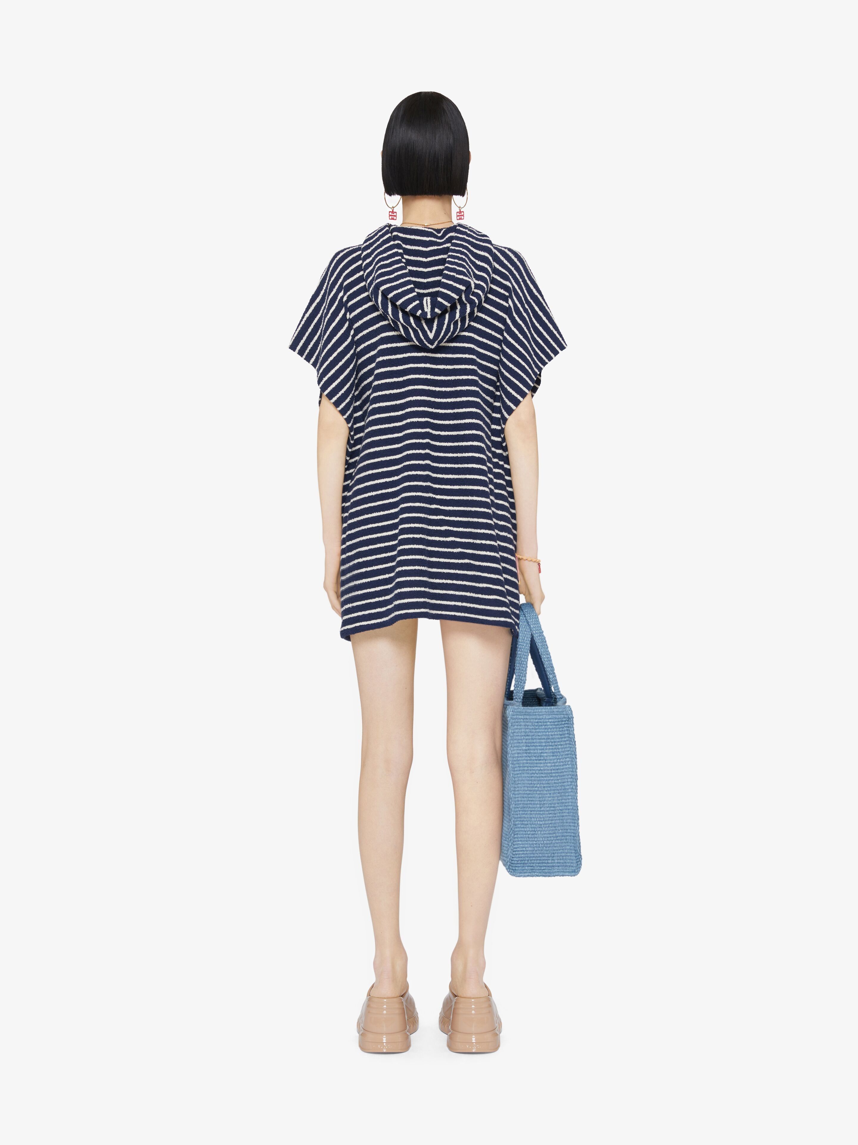 Givenchy o1srvl11e0725 Poncho in Blue/White Size S / US 4 / IT 40 - 4 Thumbnail