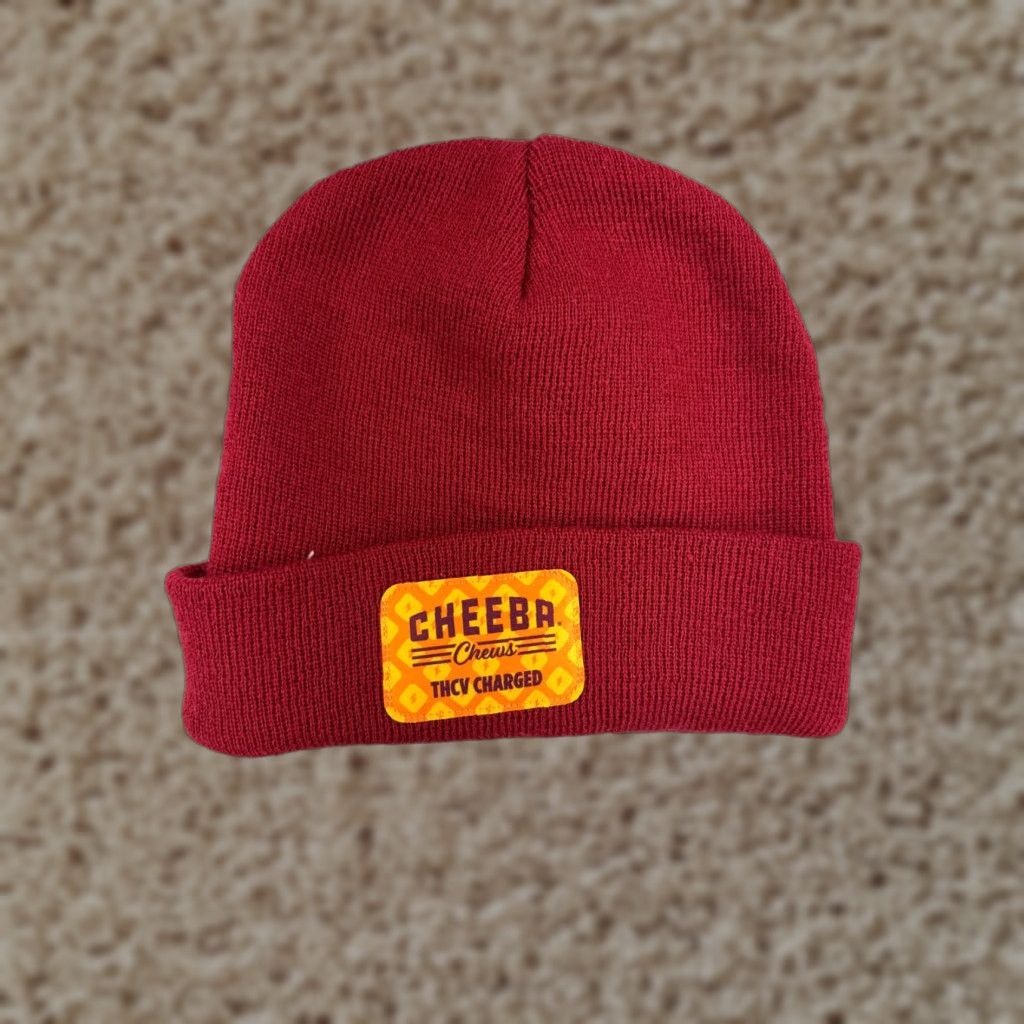Vintage Cheeba Chews Beanie Beanie Hat/Cap Adults One Size Red Acrylic Knit Cheeba Chews Logo Ski Casual Men Modern Beanie 90s? Size ONE SIZE - 1 Thumbnail