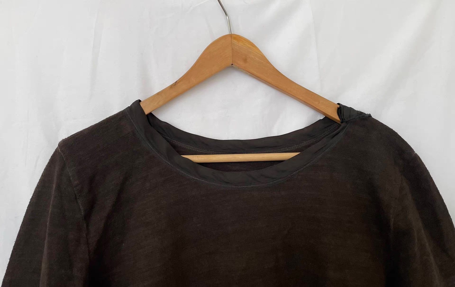 Uma Wang Uma Wang 22FW Brown Long-Sleeve T-shirt Ｑ21 Size M / US 6-8 / IT 42-44 - 4 Thumbnail