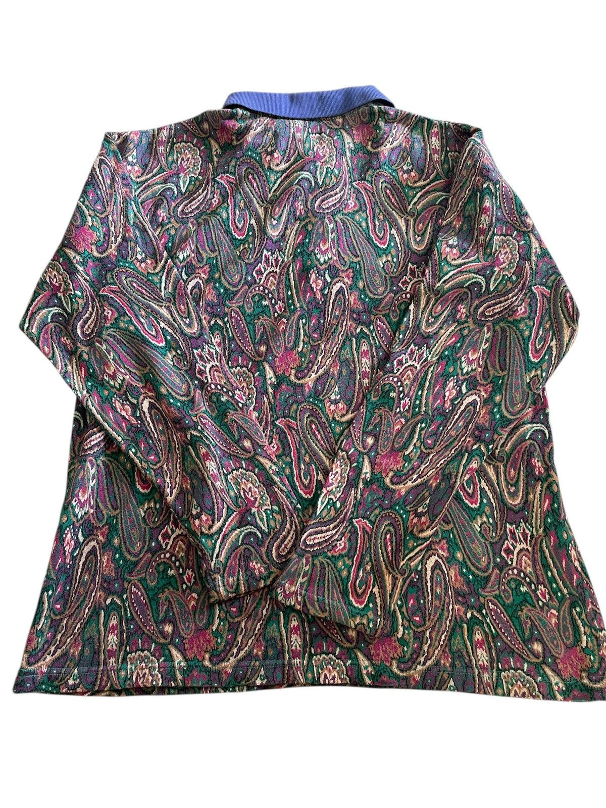 Yves Saint Laurent RARE DESIGN YVES LAURENT LONGSLEVE TSHIRT Size US M / EU 48-50 / 2 - 2 Thumbnail
