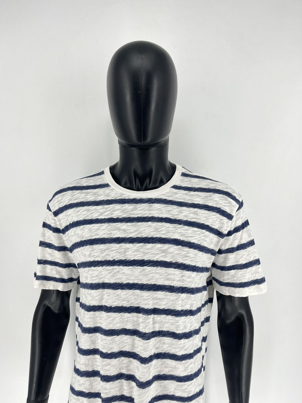 Other Vintage Y2K Allsaints Striped T-shirt luxury Sportswear SzXL Size US XL / EU 56 / 4 - 1 Thumbnail