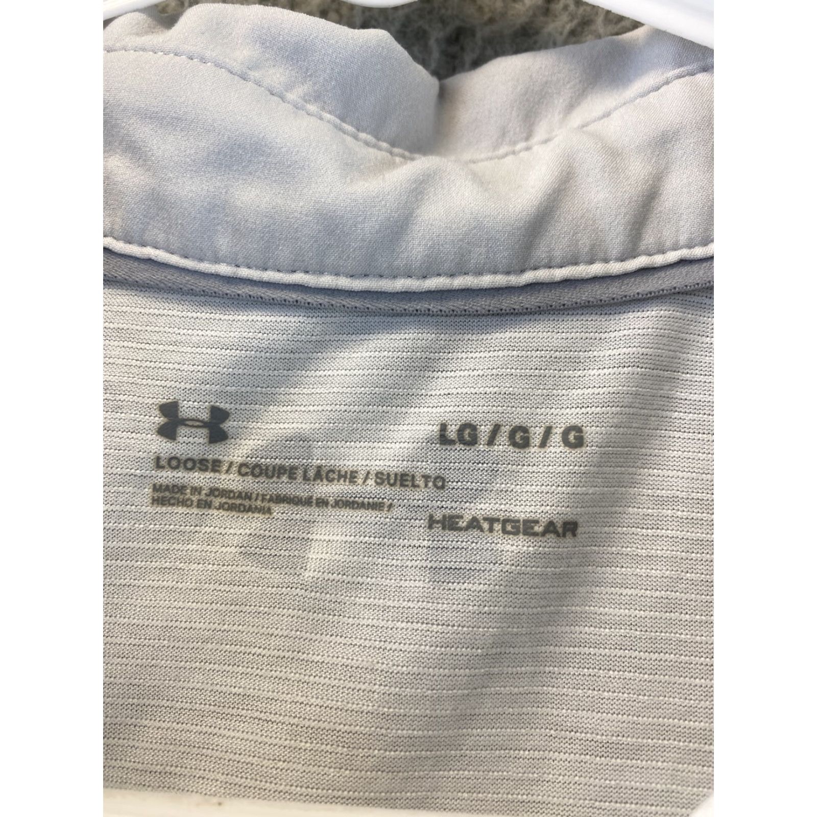 Under Armour Under Armour Short Sleeve Polo Shirt Heatgear Loose Mens Sz L White /72-55 Size US L / EU 52-54 / 3 - 6 Thumbnail