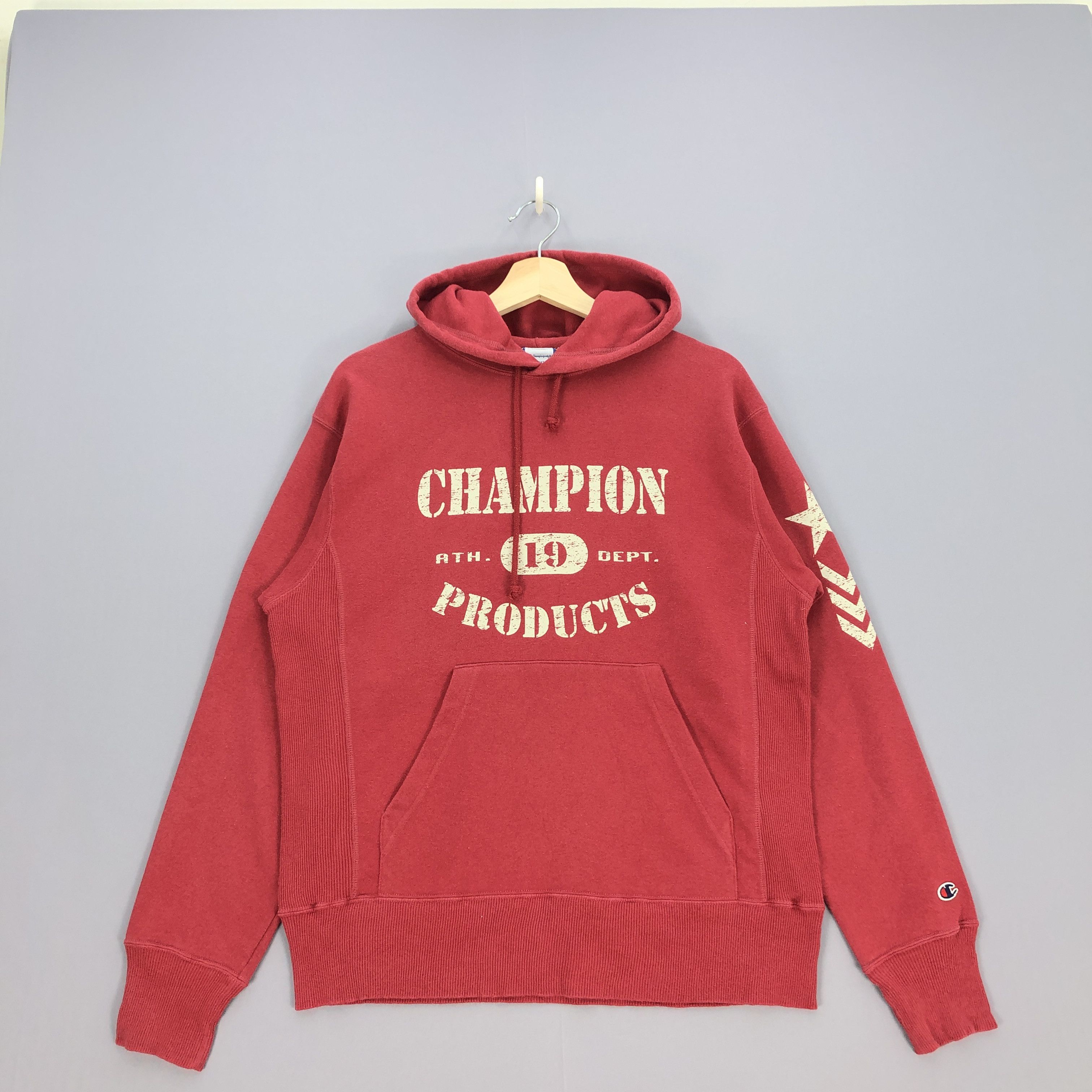 Champion × Vintage Vintage 90s Champion Sweatshirt Hoodie Champion Sweater Size US M / EU 48-50 / 2 - 1 Thumbnail