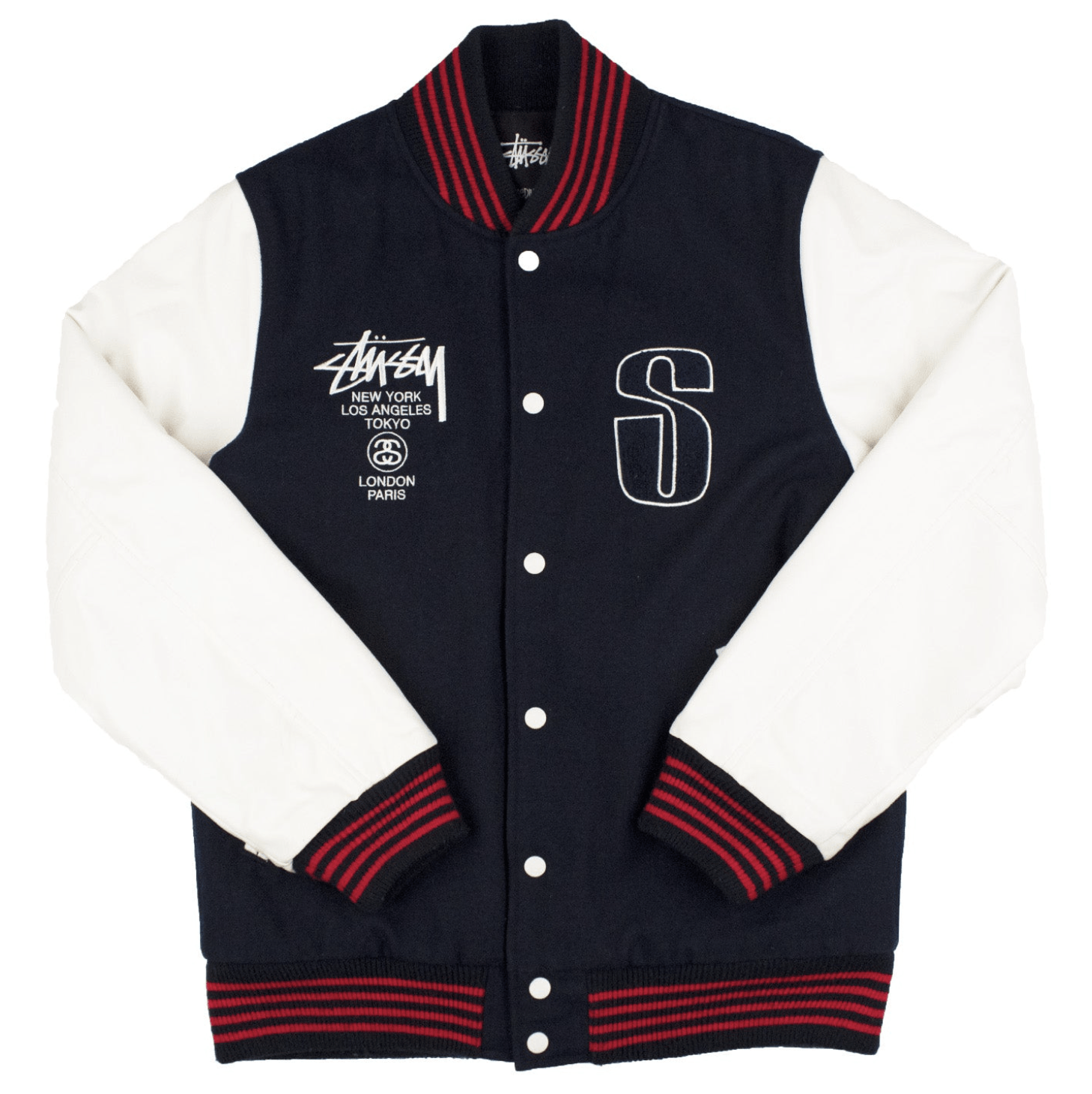 Stussy STUSSY VARSITY BOMBER SIZE XL Size US XL / EU 56 / 4 - 3 Thumbnail