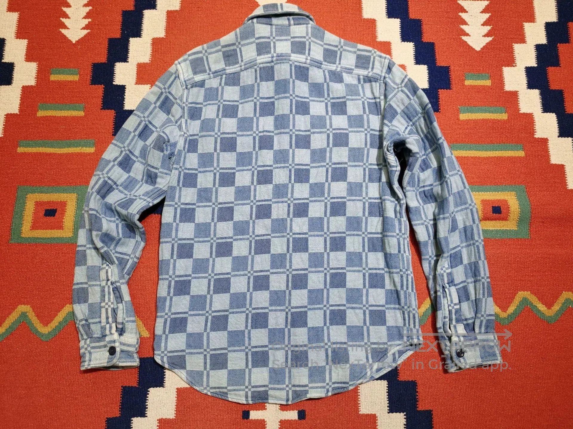 RRL Ralph Lauren RRL Ralph Lauren Classic Checkered Work Shirt. Size US S / EU 44-46 / 1 - 5 Thumbnail