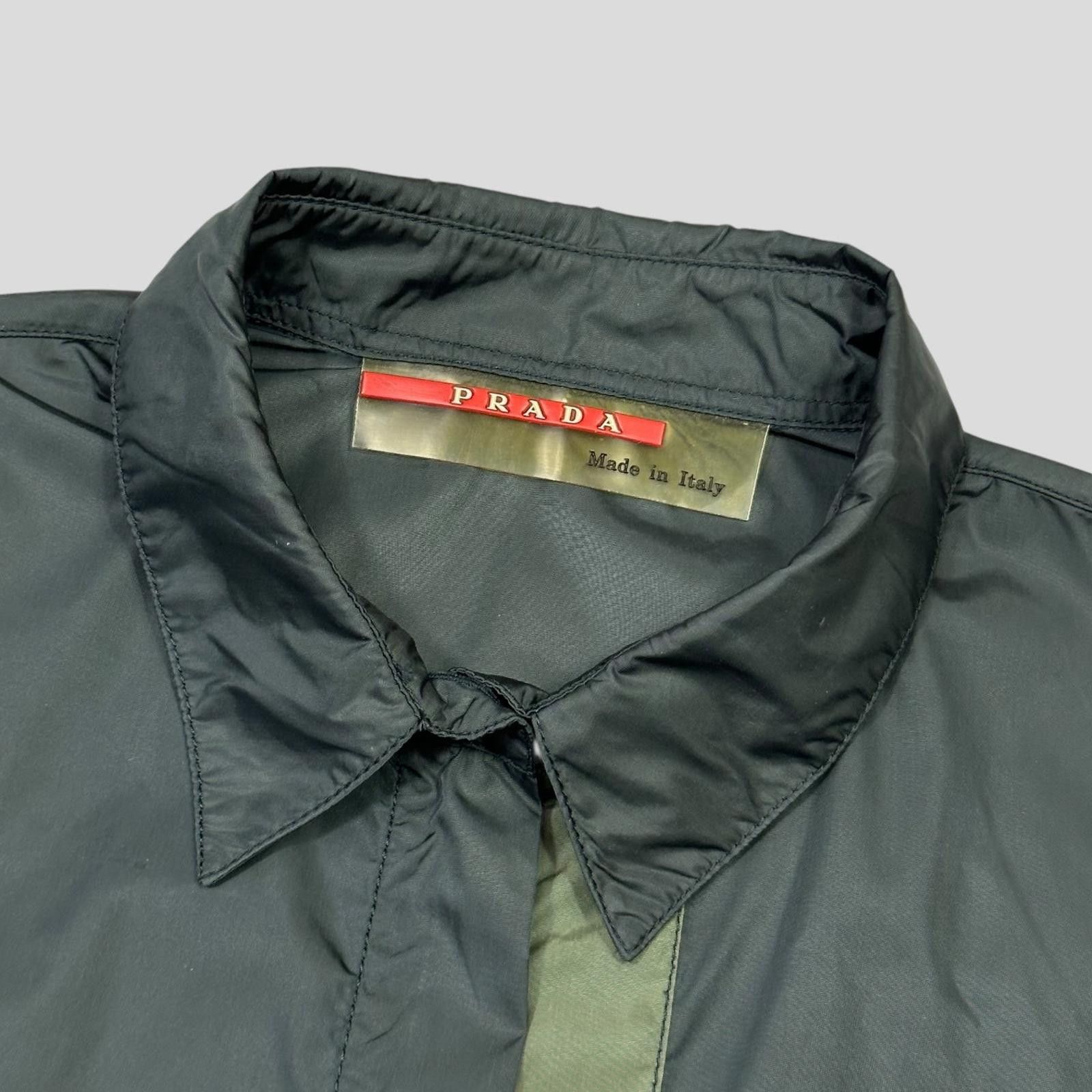 Prada Prada Sport 1999 Nylon Panelled Zip-up Shirt - S/M Size US S / EU 44-46 / 1 - 5 Thumbnail