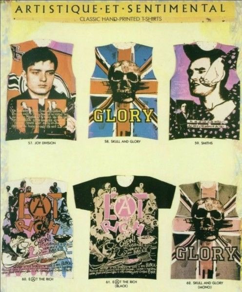 Vintage Artistique et sentimental 80’s AOP Malcom McLaren Size US L / EU 52-54 / 3 - 6 Thumbnail