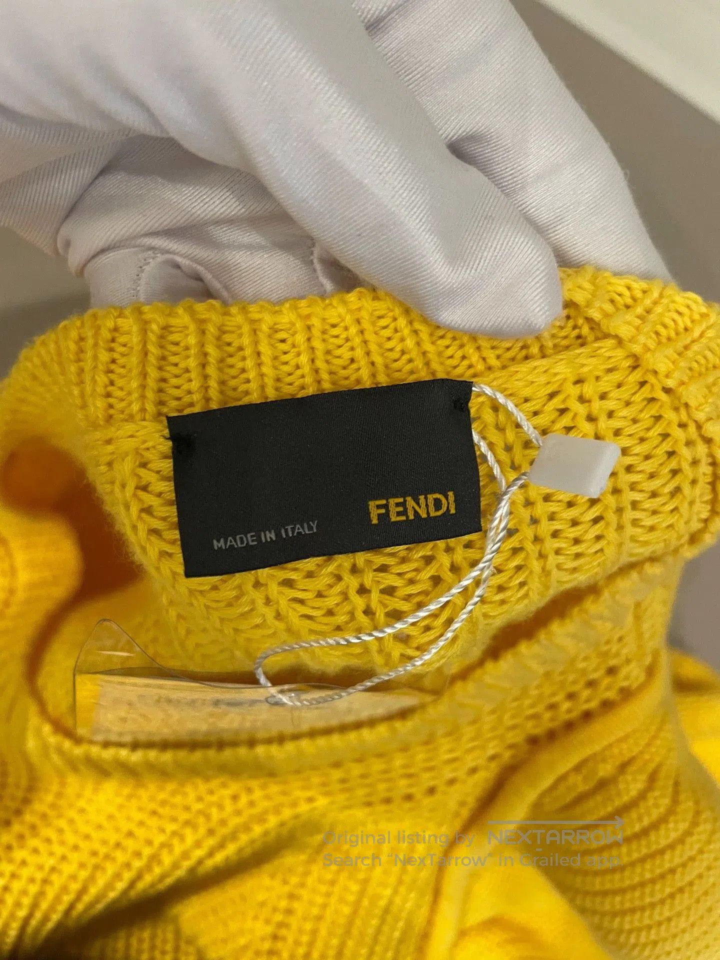 Fendi fendi yellow cotton t-shirt size 38B. Size US S / EU 44-46 / 1 - 7 Thumbnail