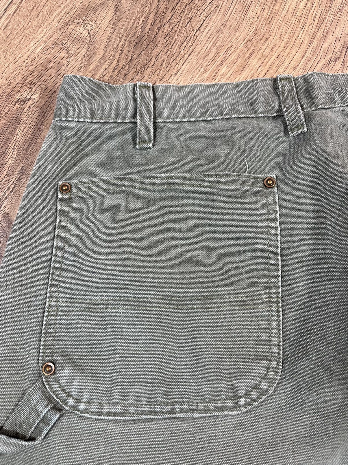 Carhartt Vintage Carhartt Green Double Knee Workwear Carpenter Pants Size US 38 / EU 54 - 16 Thumbnail