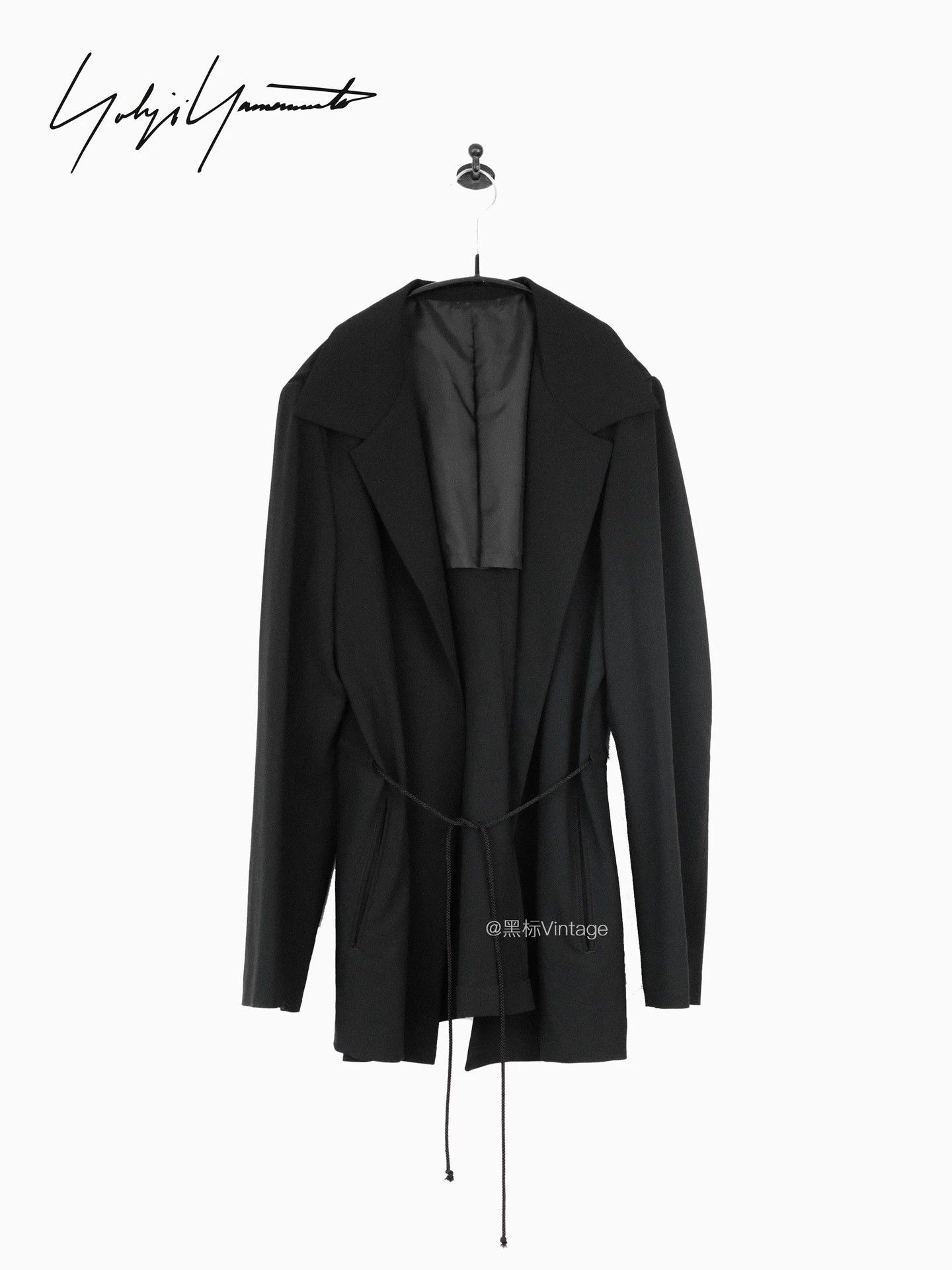 Yohji Yamamoto Yohji Yamamoto 12ss Vintage Tie-Waist Haori Women's Size XS / US 0-2 / IT 36-38 - 1 Thumbnail