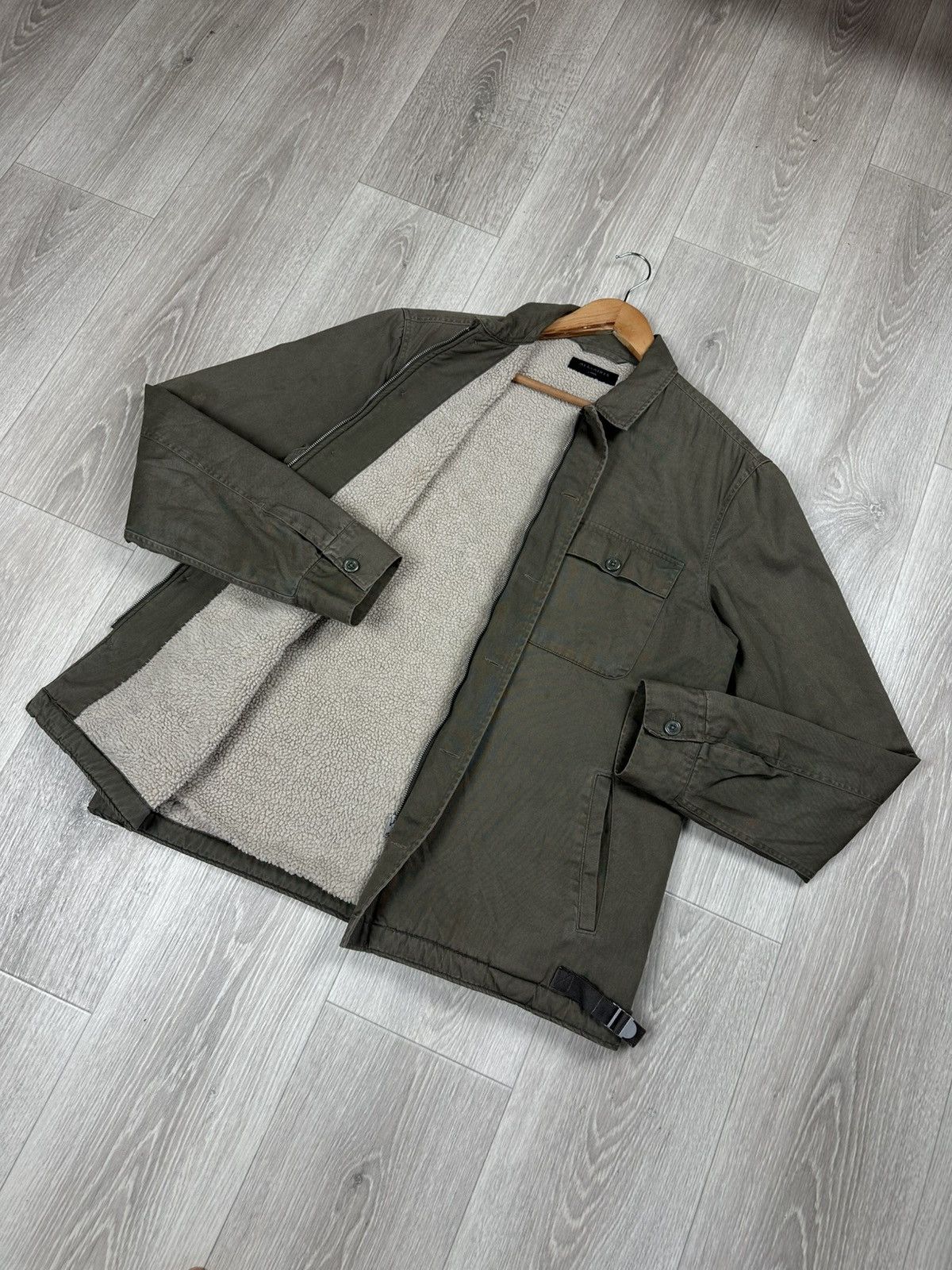 Allsaints ALLSAINTS Deck Shirt Military Work Jacket Men's Size L Size US L / EU 52-54 / 3 - 8 Thumbnail