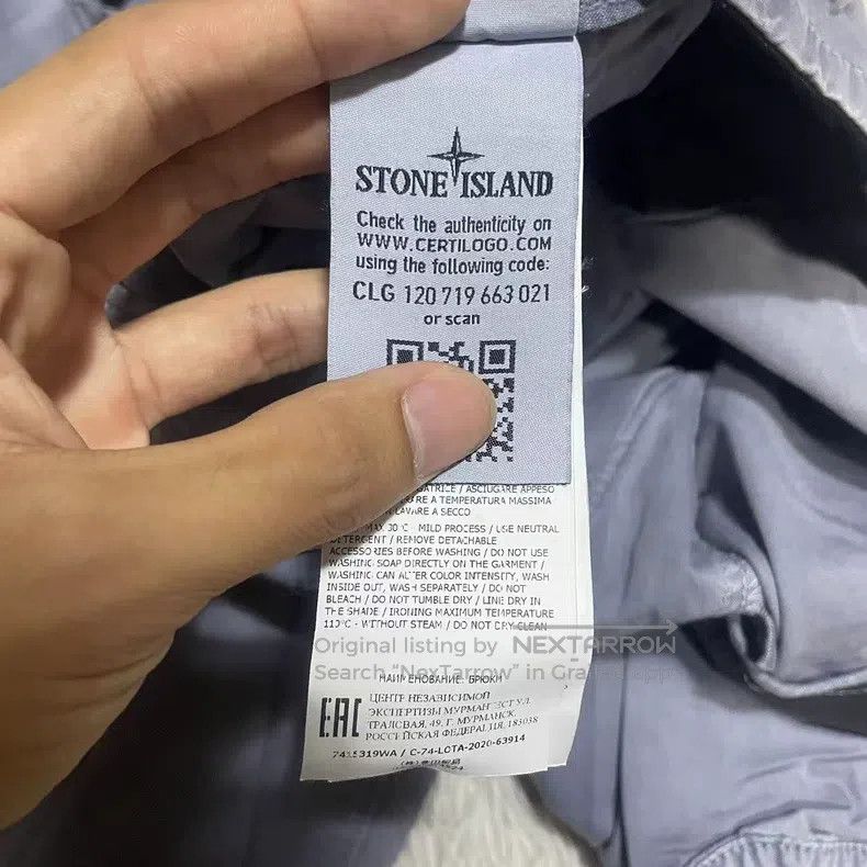 Other Stone Island Stereoscopic Pocket Work Pants Trousers Laven Size US 34 / EU 50 - 6 Thumbnail
