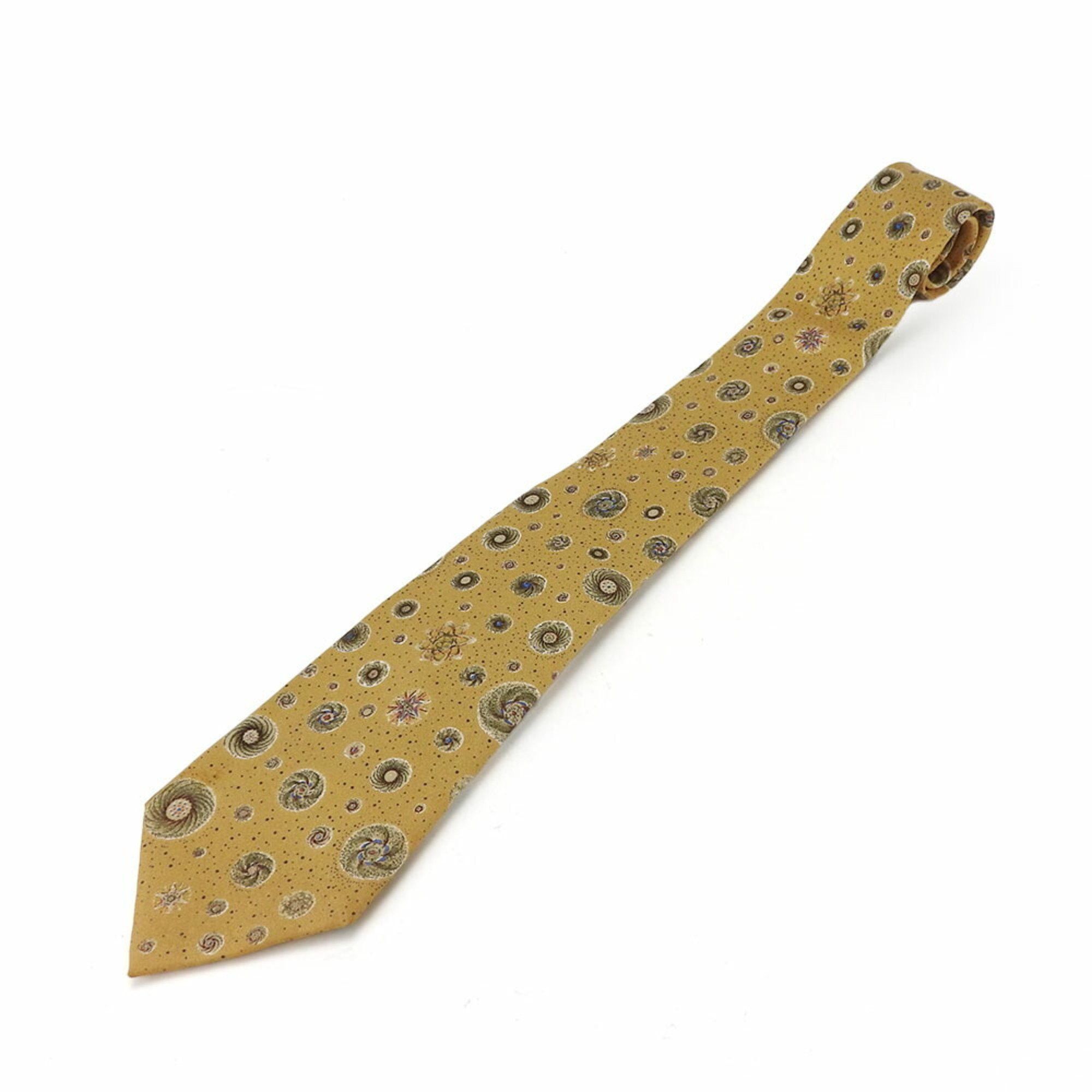 image of Hermes Necktie Silk Beige Khaki Men's Hermes