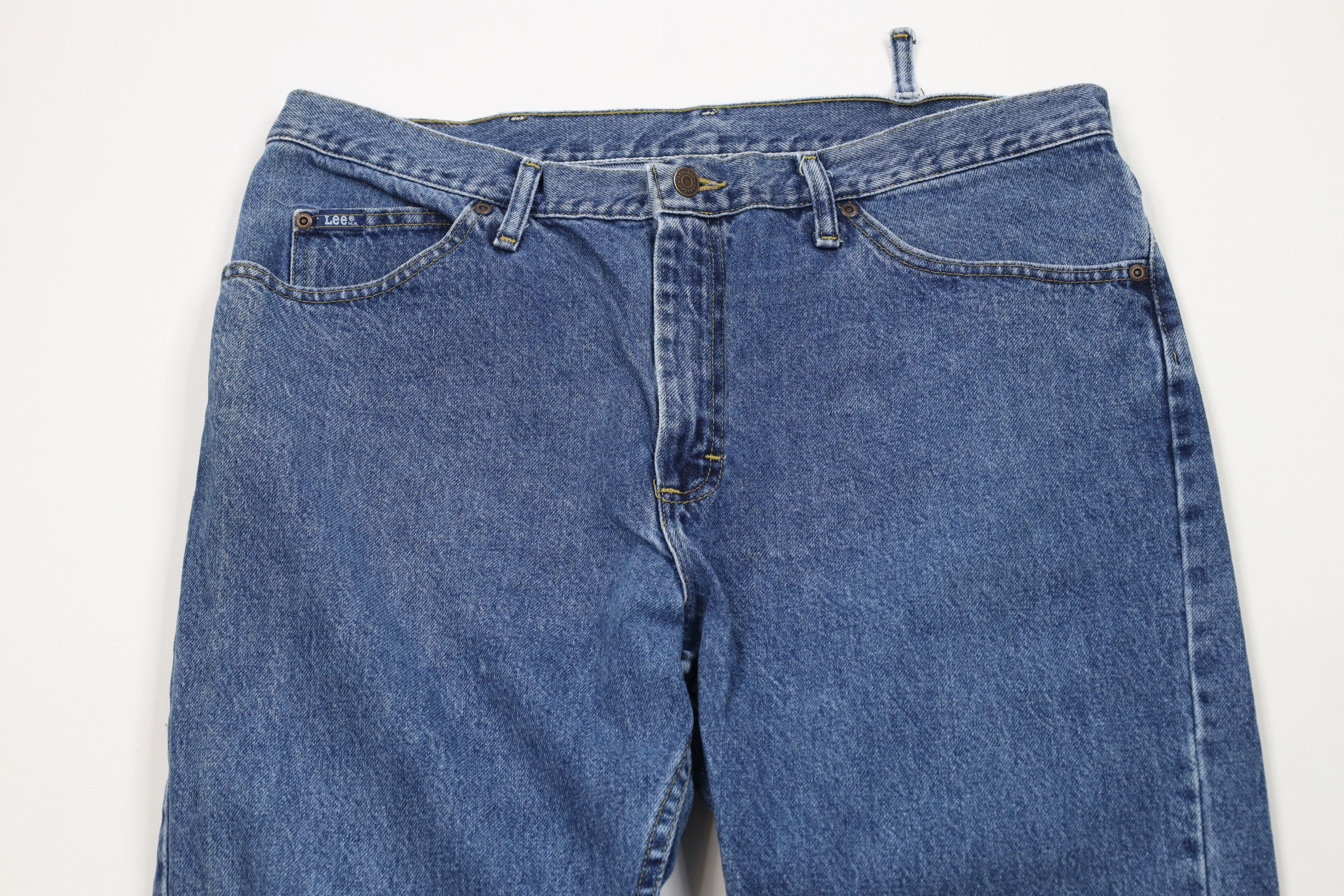 Lee Vintage Y2K Lee Western Bootcut Denim Jeans Blue Cotton Size US 40 / EU 56 - 2 Thumbnail