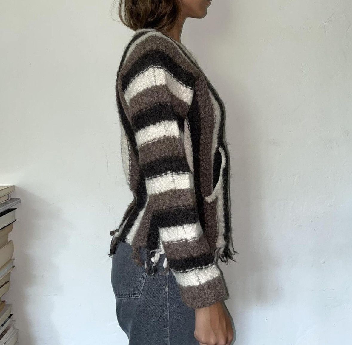 Other Raquel Allegra Striped Wool Pullover Size XS / US 0-2 / IT 36-38 - 4 Thumbnail