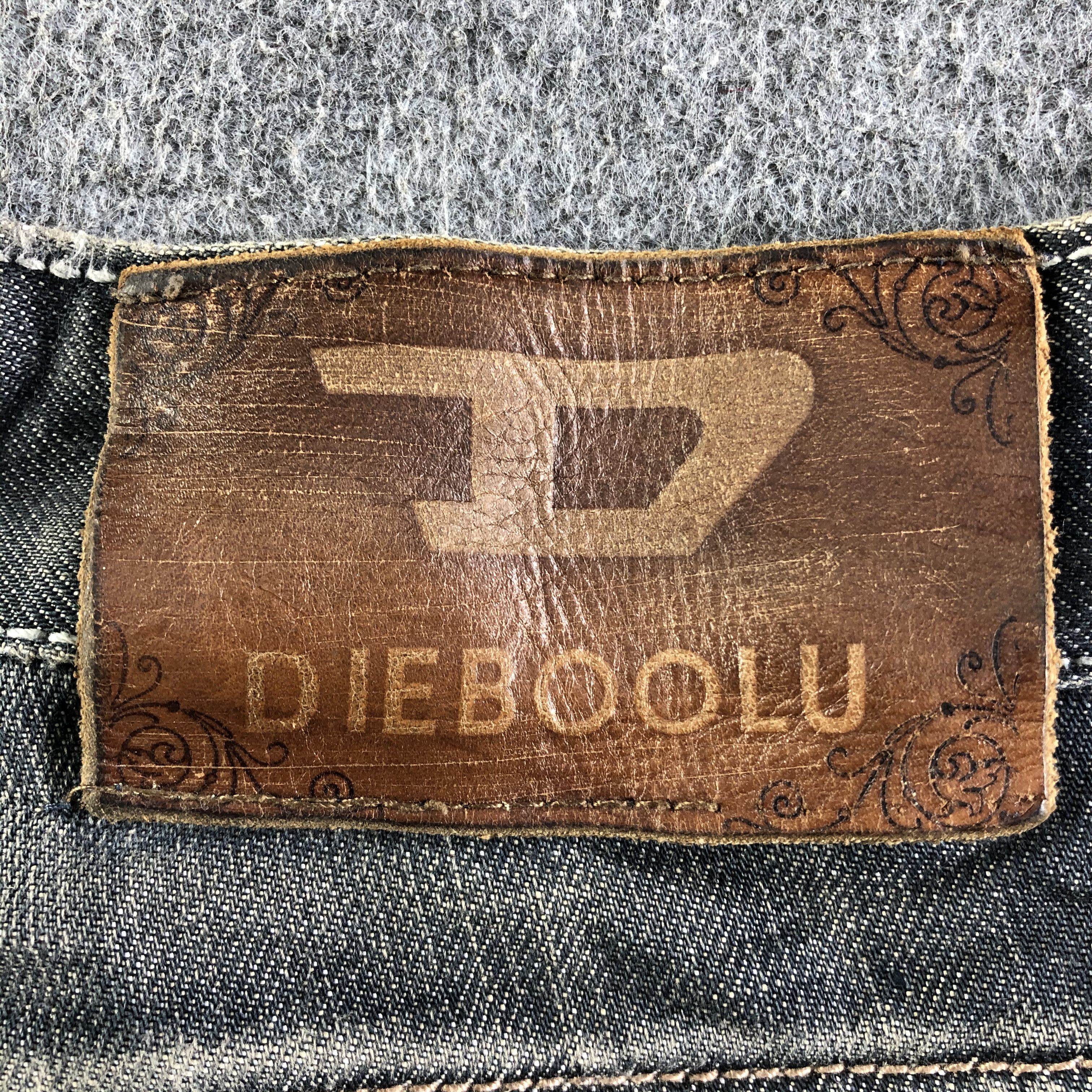 Japanese Brand Vintage Die Boo Lu Jeans-J4544 Size US 34 / EU 50 - 5 Thumbnail
