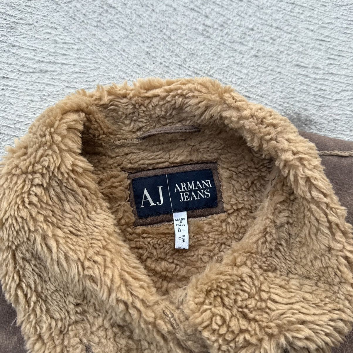 Giorgio Armani Armani Jeans Vintage Faux Shearling Coat Size US S / EU 44-46 / 1 - 5 Thumbnail