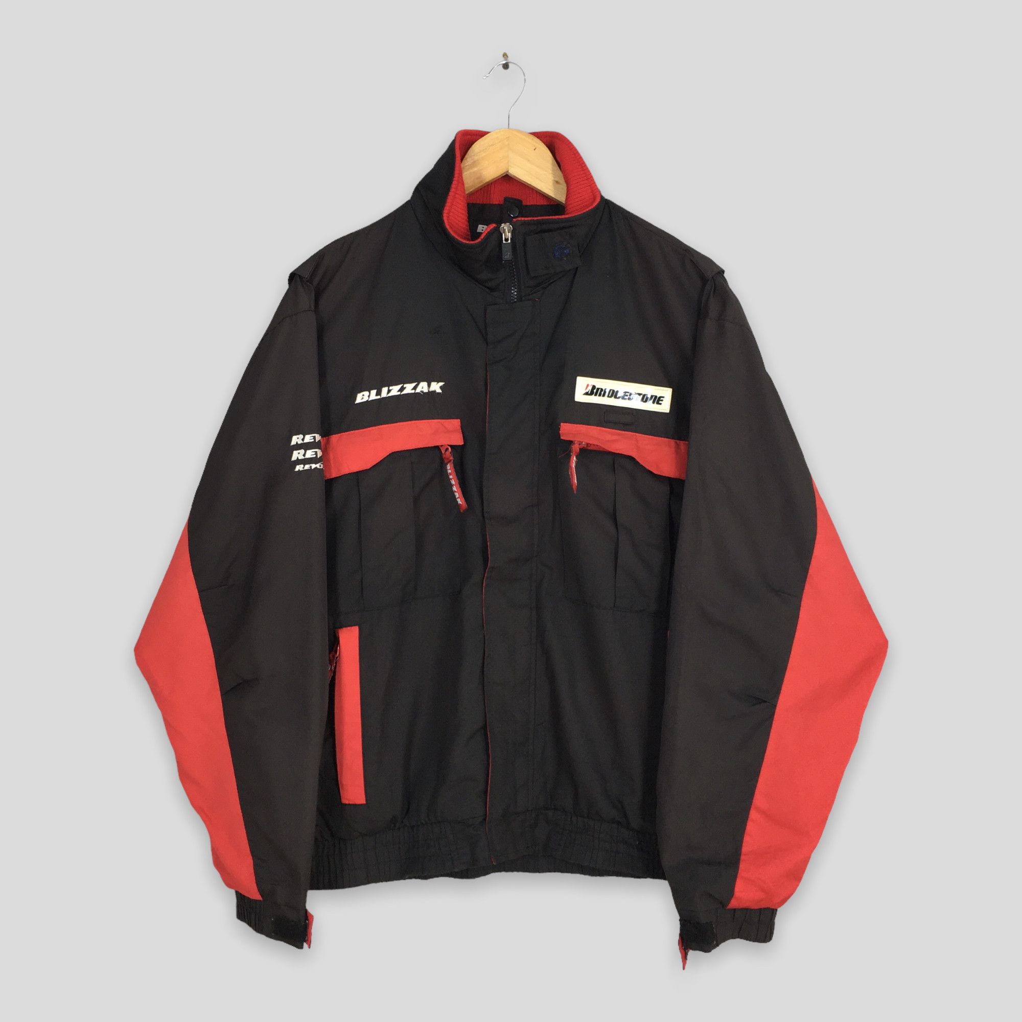 Honda Blizzak Racing Japan Nissan JDM Windbreaker Jacket Large Size US L / EU 52-54 / 3 - 1 Thumbnail