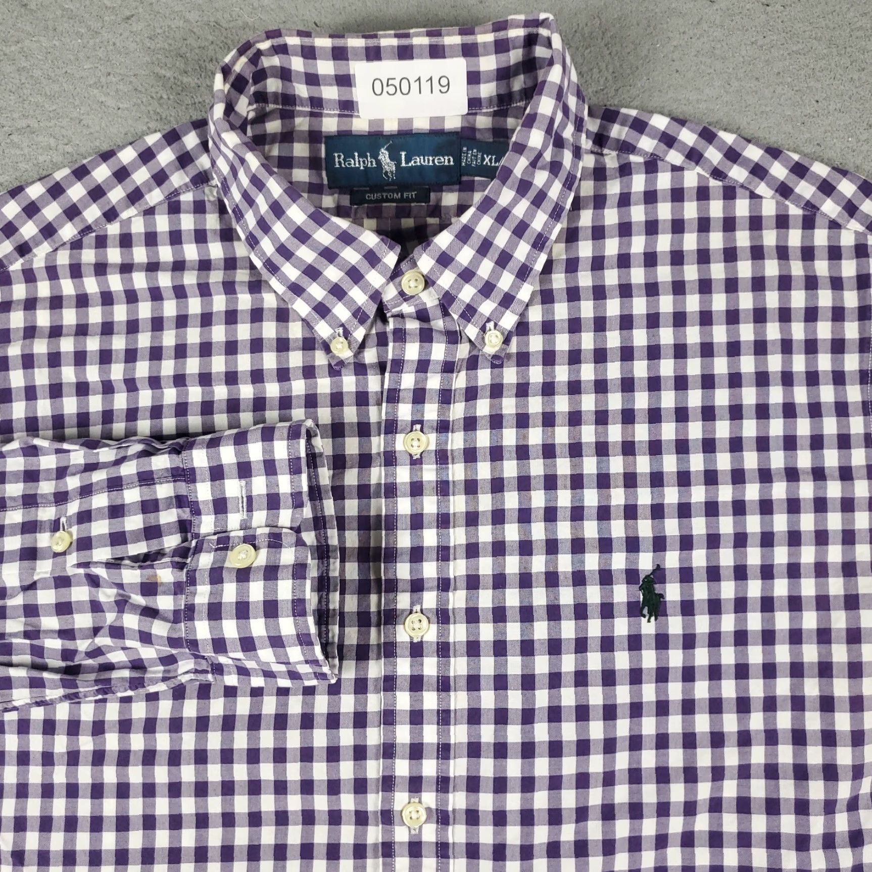 Ralph Lauren Ralph Lauren Shirt Mens XL Purple Check Button-Up Collar-Down Long Sleeve See Photos Vintage No (adjusted within rules) Size US XL / EU 56 / 4 - 2 Thumbnail