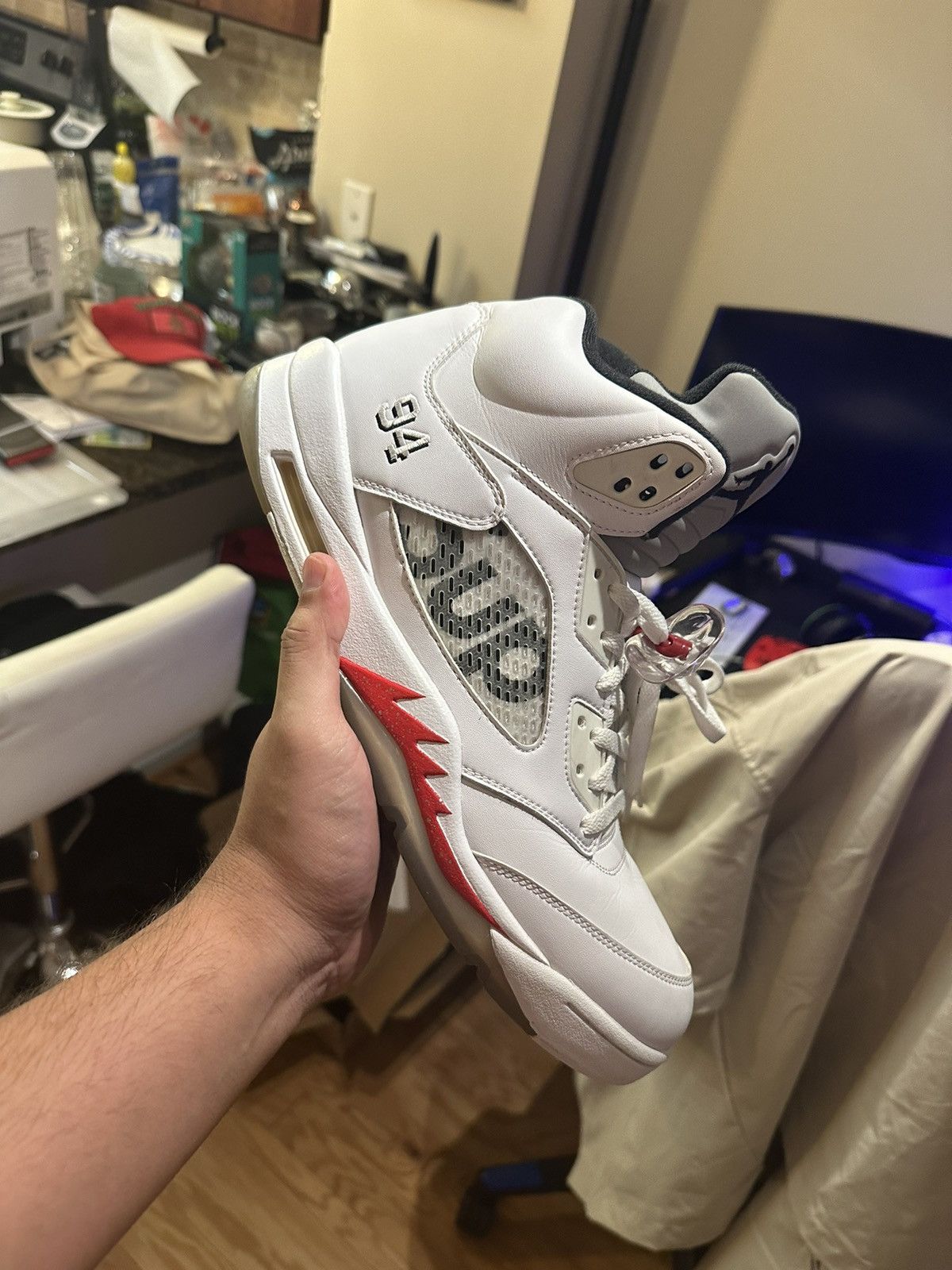 Jordan Brand Nike Supreme Jordan 5 x Supreme x Nike Grailed