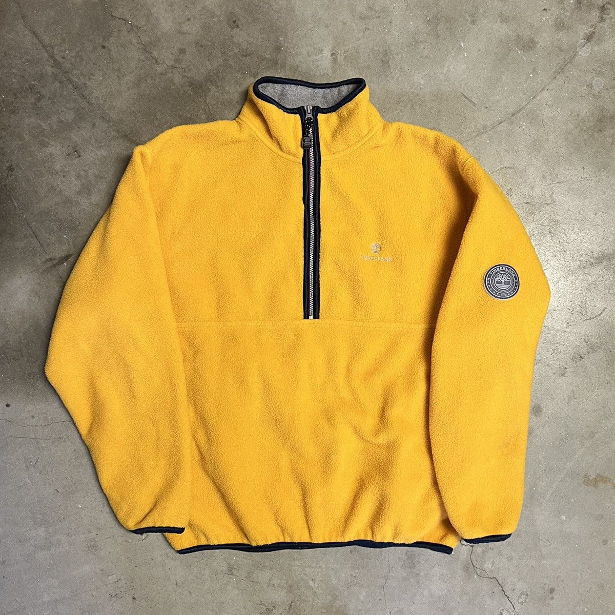 Timberland VTG 90s Timberland Sport Series 1/2 Zip Fleece Sweater Size US M / EU 48-50 / 2 - 1 Thumbnail