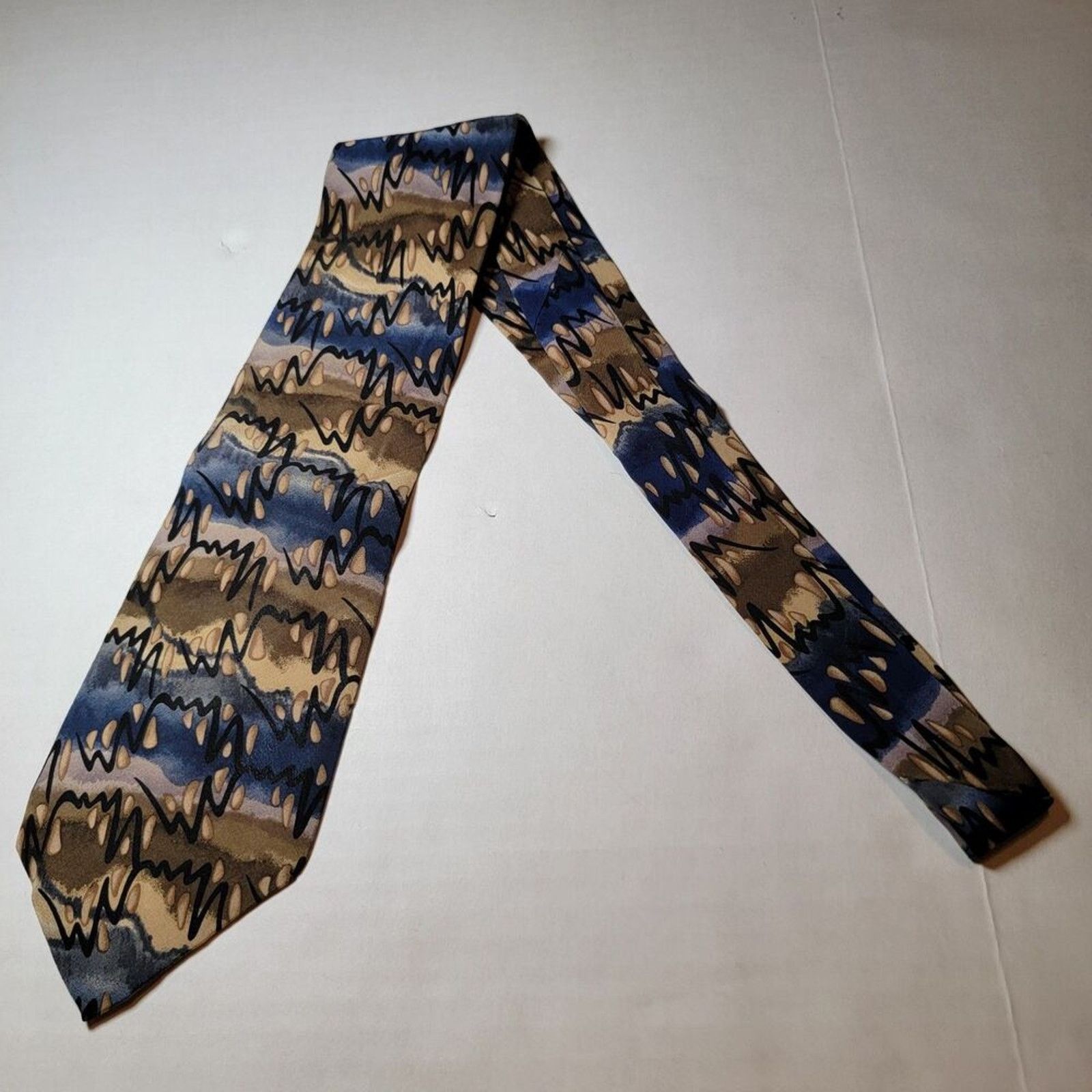 Grateful Dead Grateful Dead Tie Symesthesia Second Set -100% Imported Silk Size ONE SIZE - 3 Thumbnail