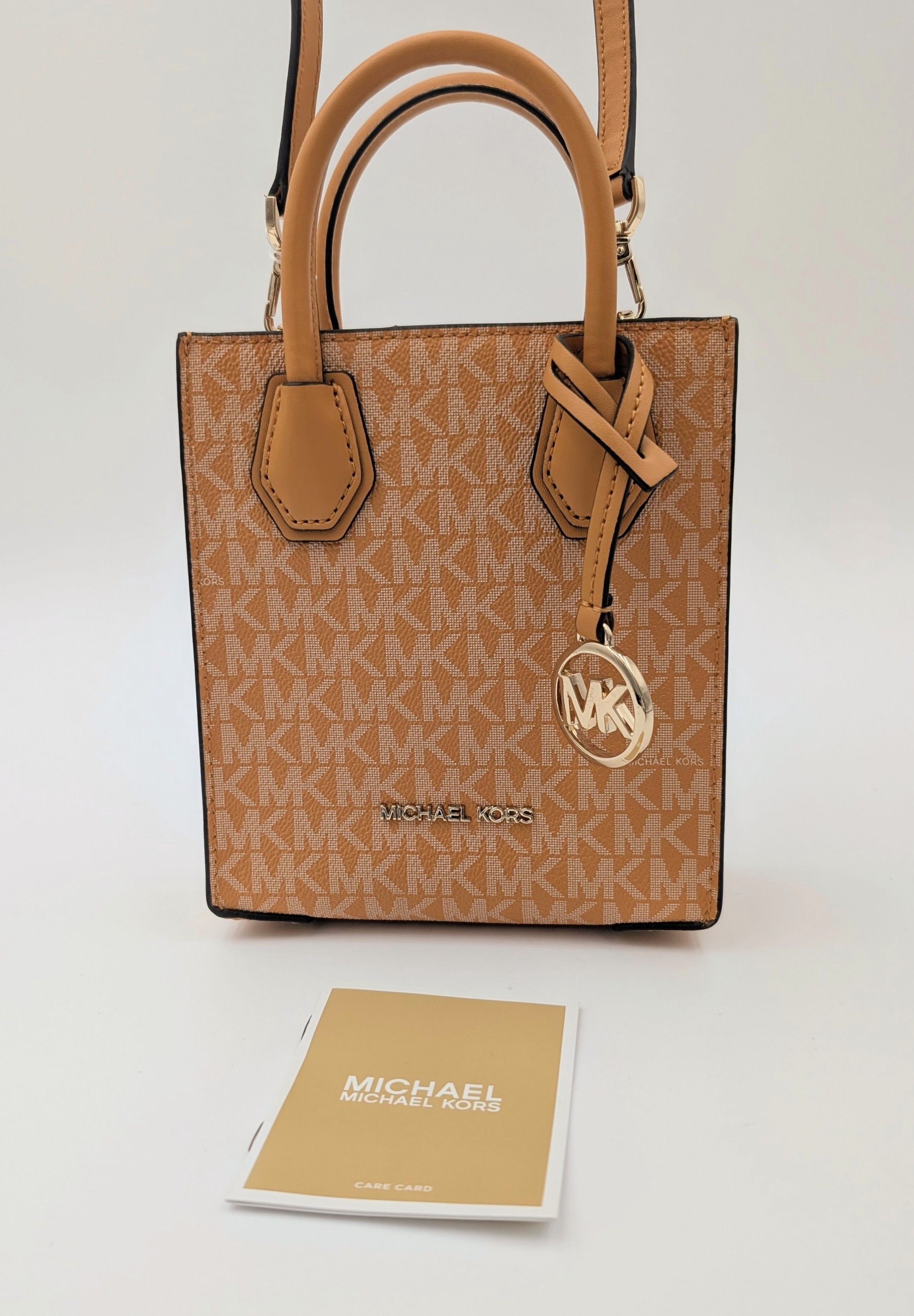 Michael Kors NEW Mercer Extra-Small Logo and Leather Crossbody Bag Size ONE SIZE - 1 Thumbnail