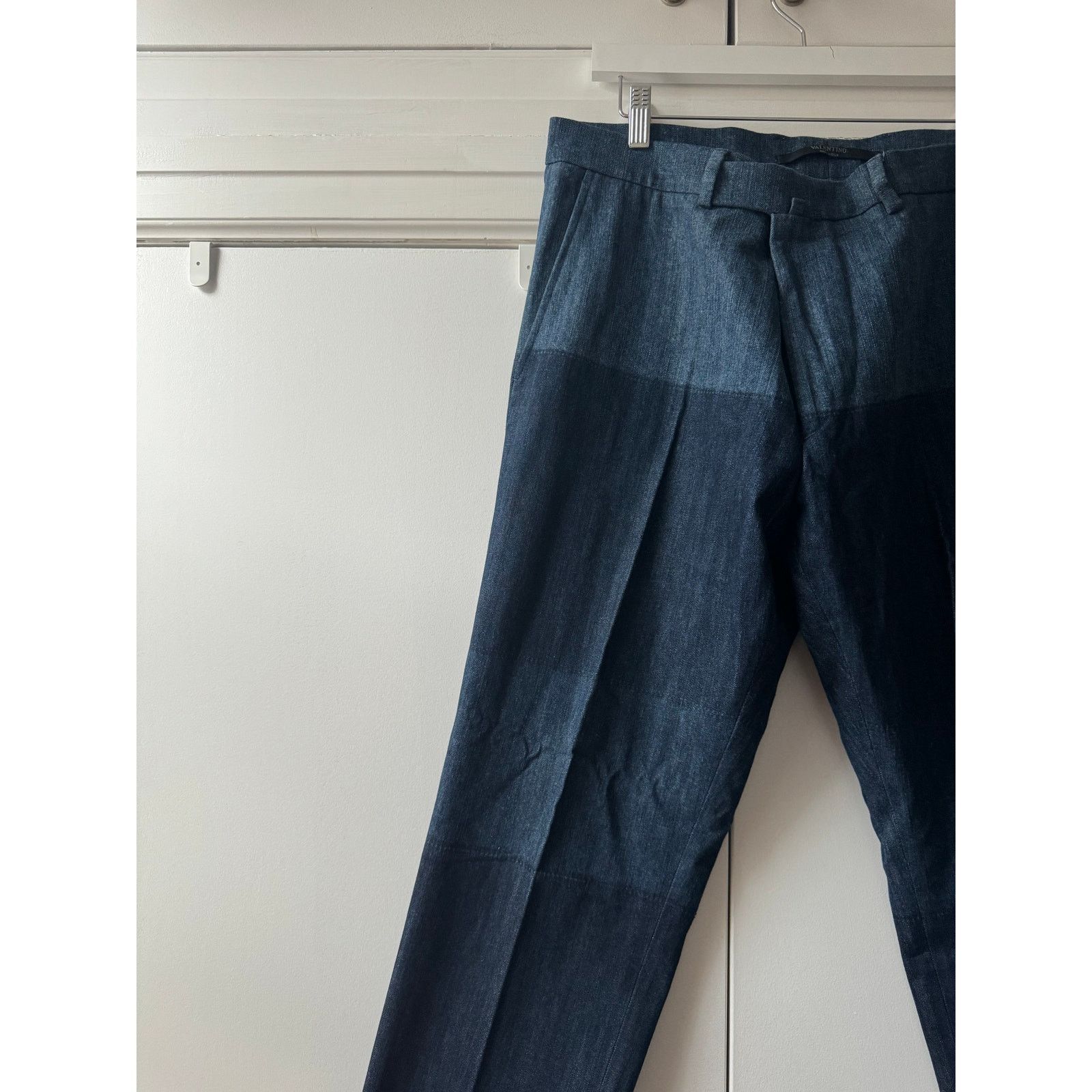 Valentino Valentino Color Block Chambray Trousers Size US 34 / EU 50 - 3 Thumbnail