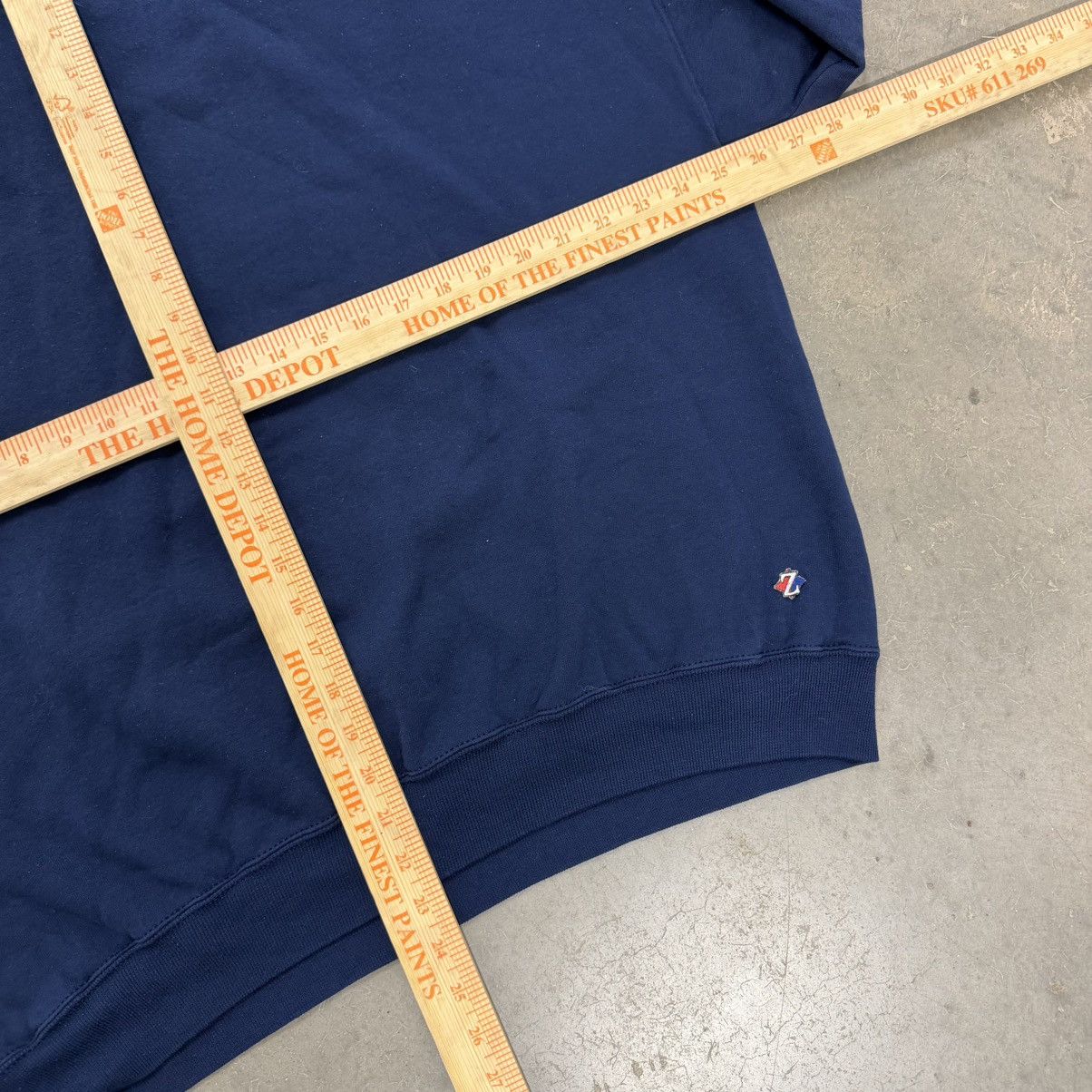 Jerzees Vintage Jerzees Sport Blank Crewneck Sweatshirt Navy Size US XXL / EU 58 / 5 - 4 Thumbnail