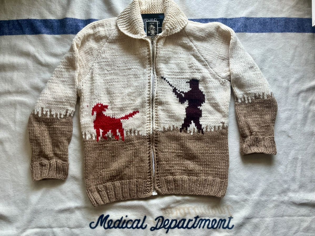 Vintage 1960s “Mary maxim’s”knitting pattern vintage sweater. Size US XL / EU 56 / 4 - 5 Thumbnail