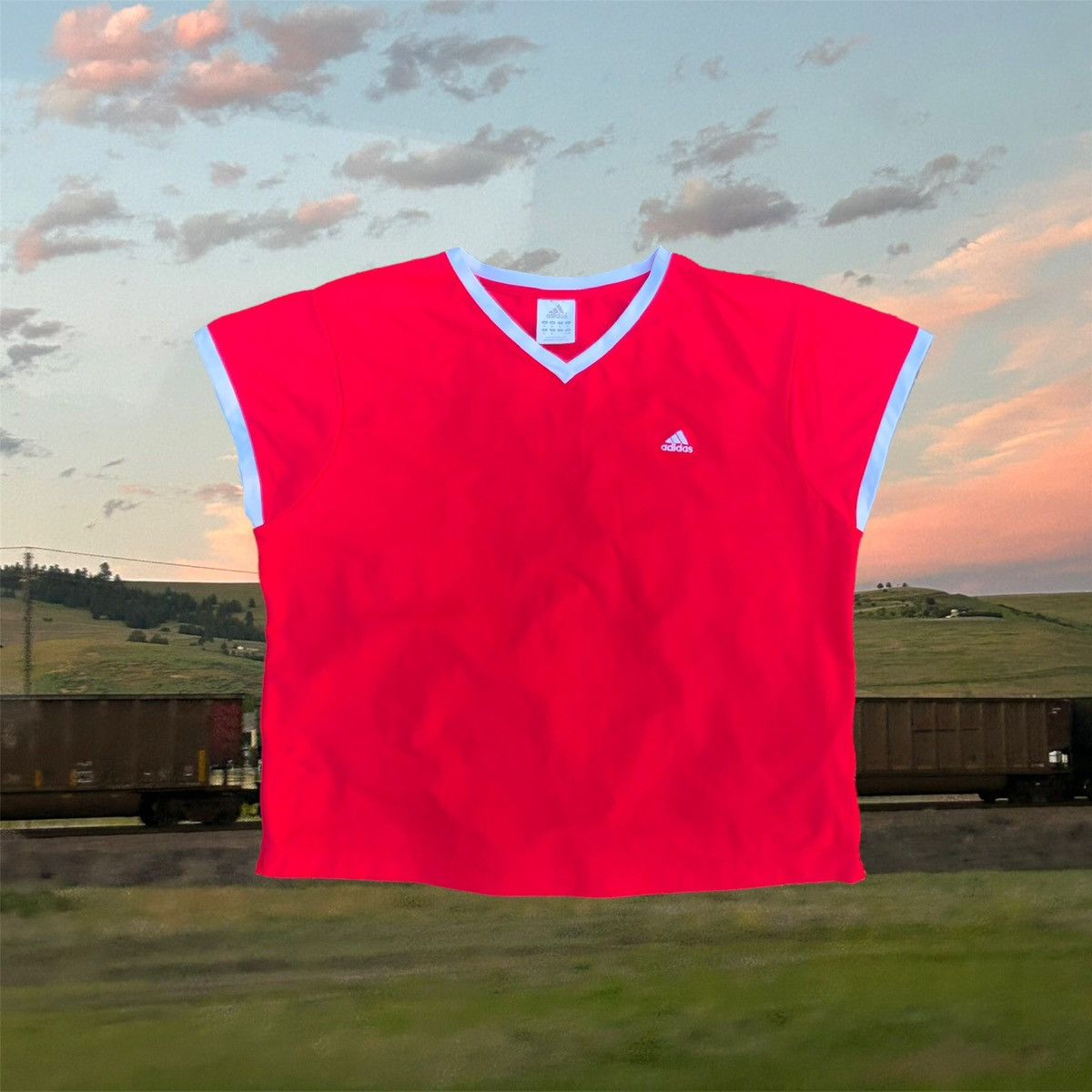 Vintage Adidas cropped top Size XL / US 12-14 / IT 48-50 - 1 Thumbnail