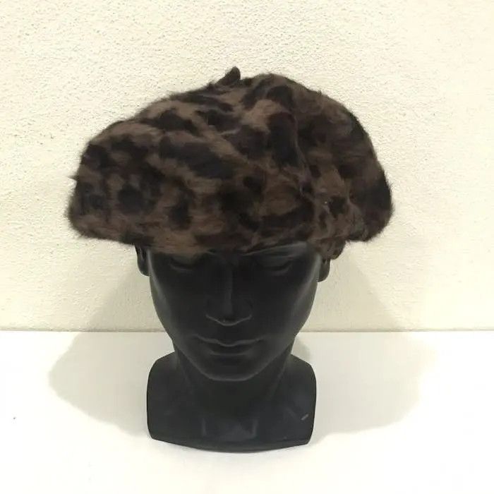 Japanese Brand Japanese Brand Leopard Fleece Beanie Hat Size ONE SIZE - 3 Thumbnail