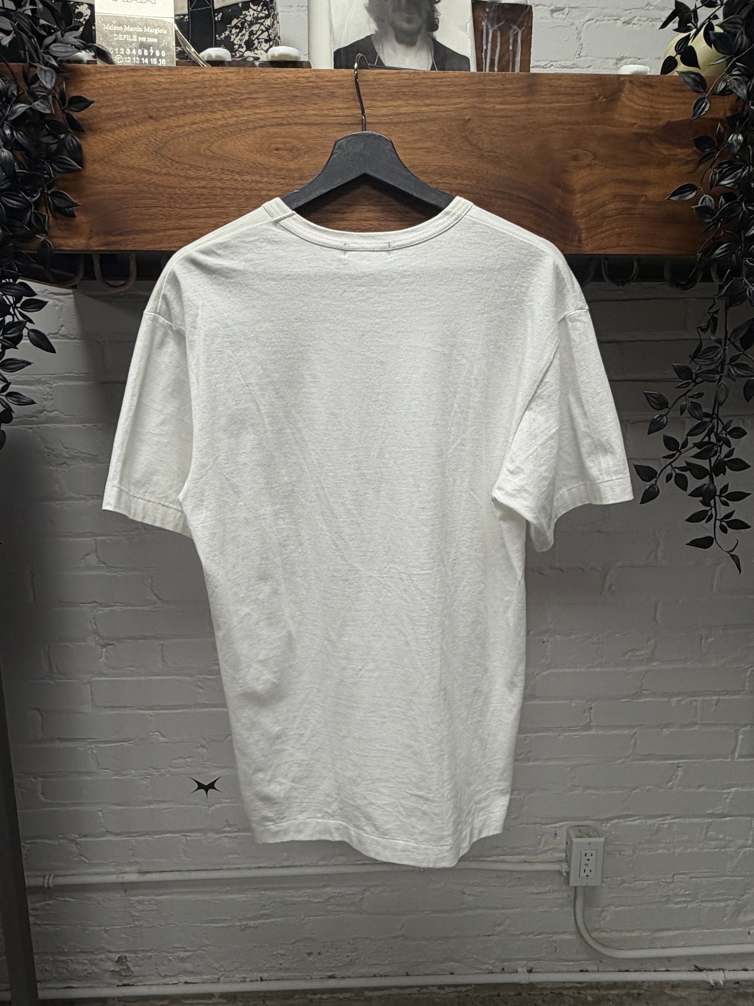 Comme des Garcons 2014 Comme Des Garçons Homme Plus ‘Double Zip’ White Cotton T-Shirt Size US M / EU 48-50 / 2 - 4 Thumbnail
